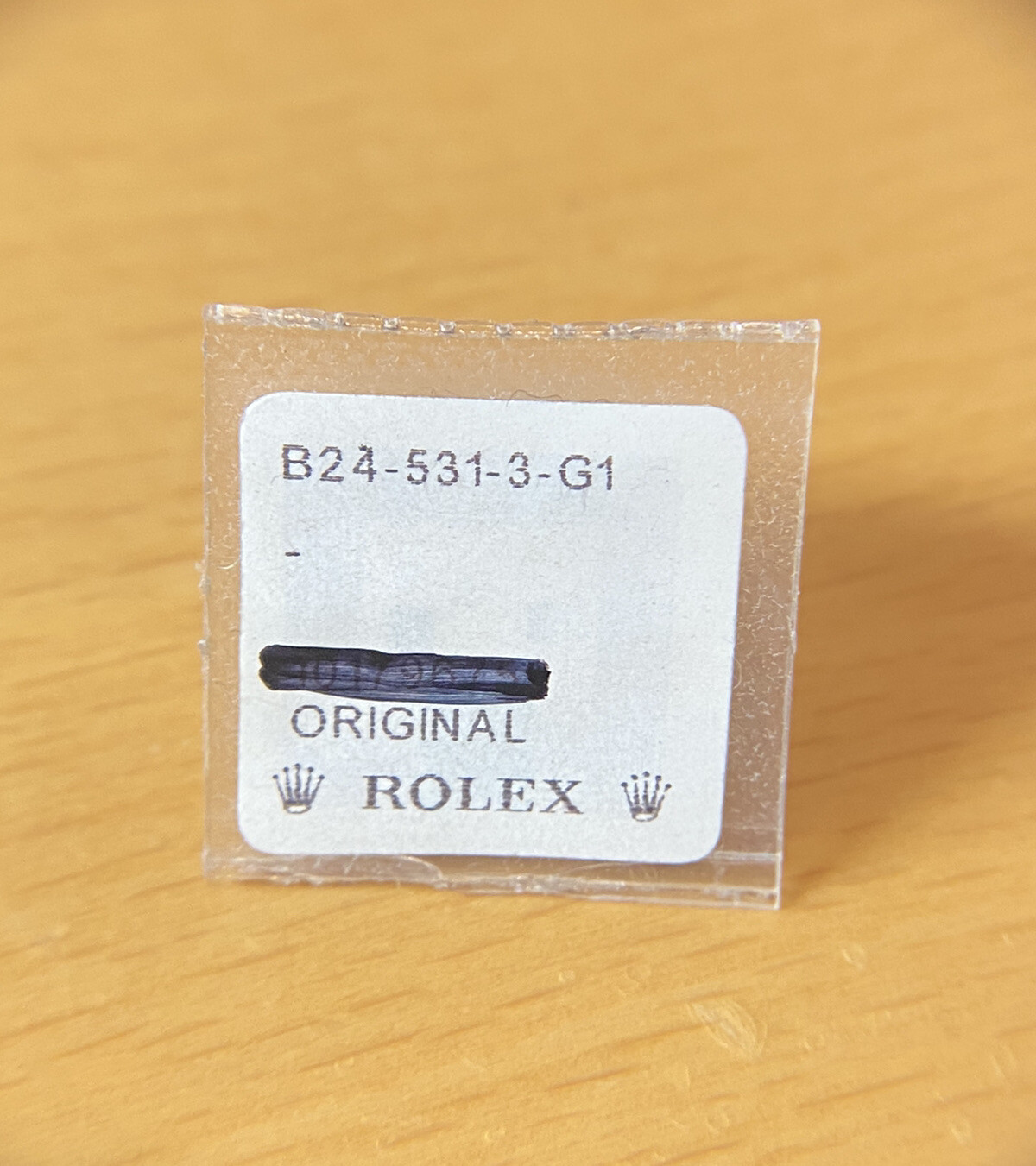 Genuine New Rolex Yellow Gold 5.3mm Crown 24-531-3 Sealed Package
