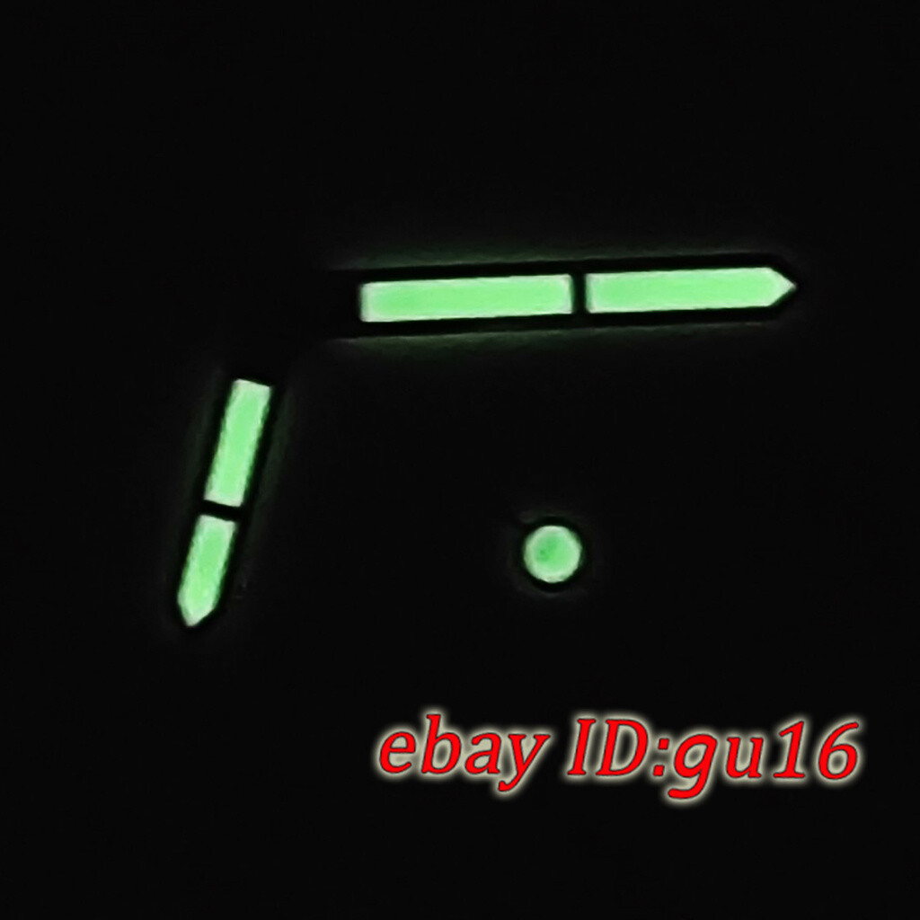 silver watch hands green luminous hands fit NH35 NH36 Miyota8215 ETA2824 PT5000