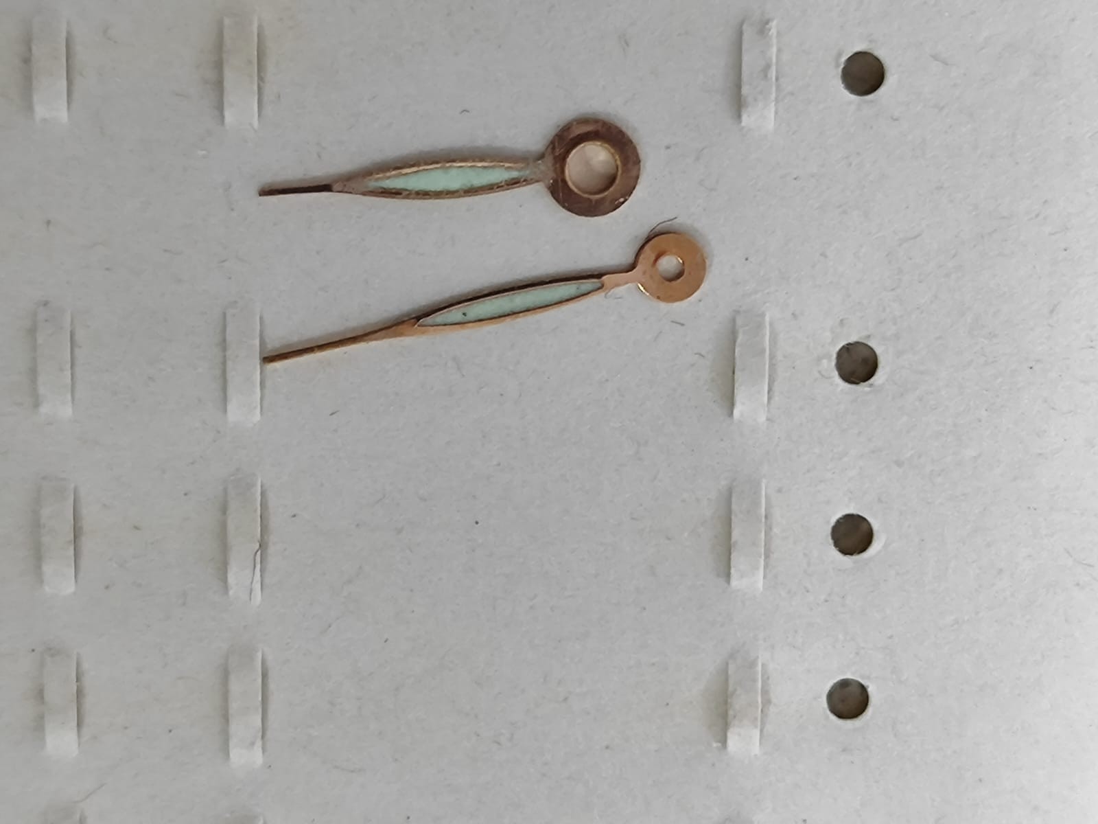 Original OMEGA Cal . 30 T2 265/266 /260 Part Set Hands 2hands NOS rare. .