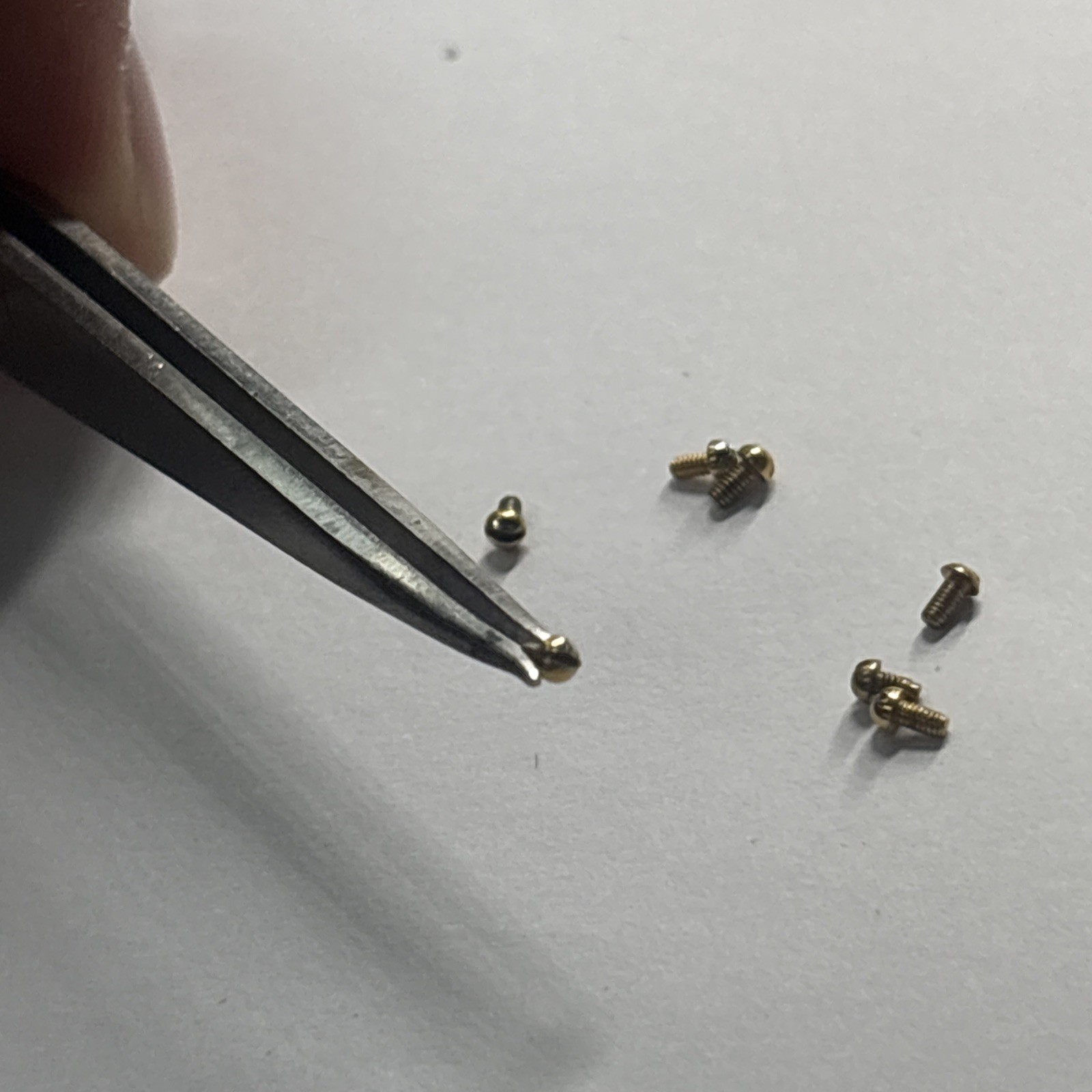 Breitling Twotone Crosswind & Chronomat Screws Assorted As Is gold Faded On Some