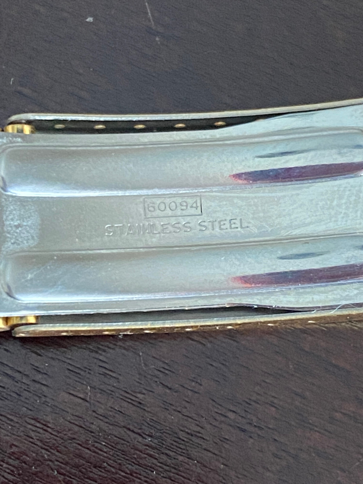 VINTAGE N.O.S. 22MM BULOVA WRIST WATCH BAND ONLY, REF. 60094, ADJUSTABLE