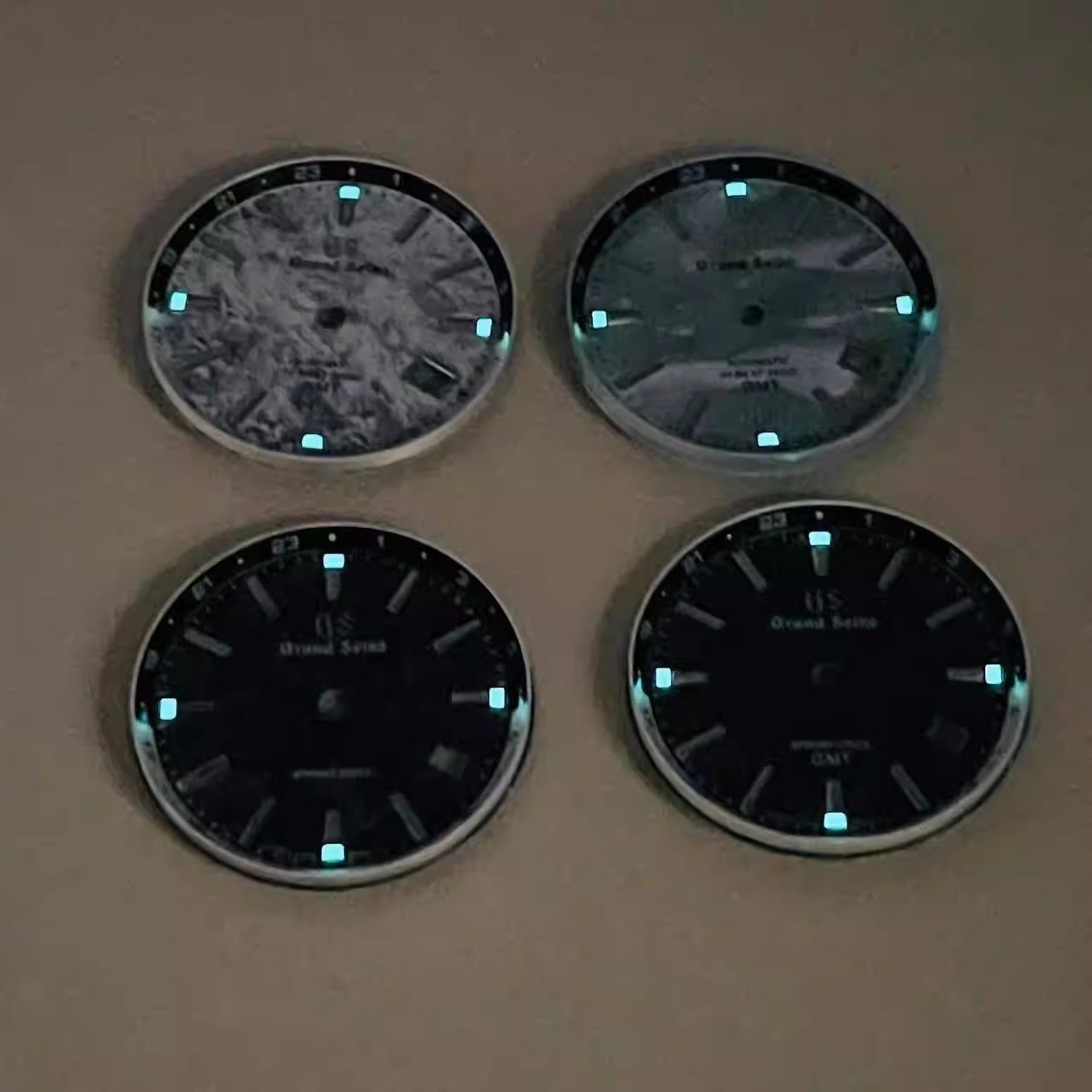 32mm Watch Dial Luminous For Seiko NH34 Gmt Movement Watches Parts Accessories