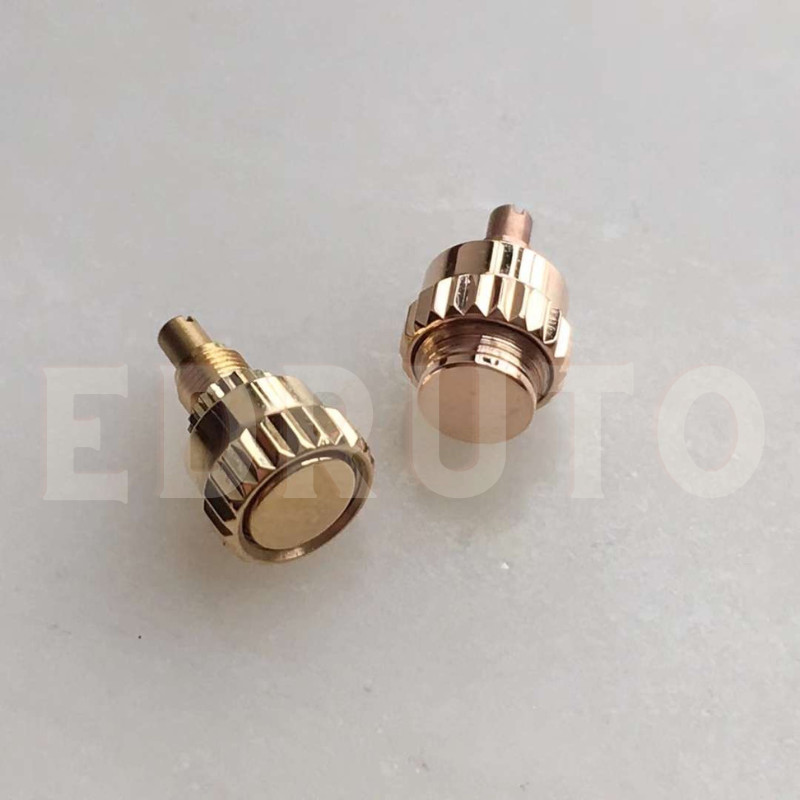 Solid 18k Yellow Rose Gold Watch Pusher Fits Rolex Daytona 116528 116568 116505