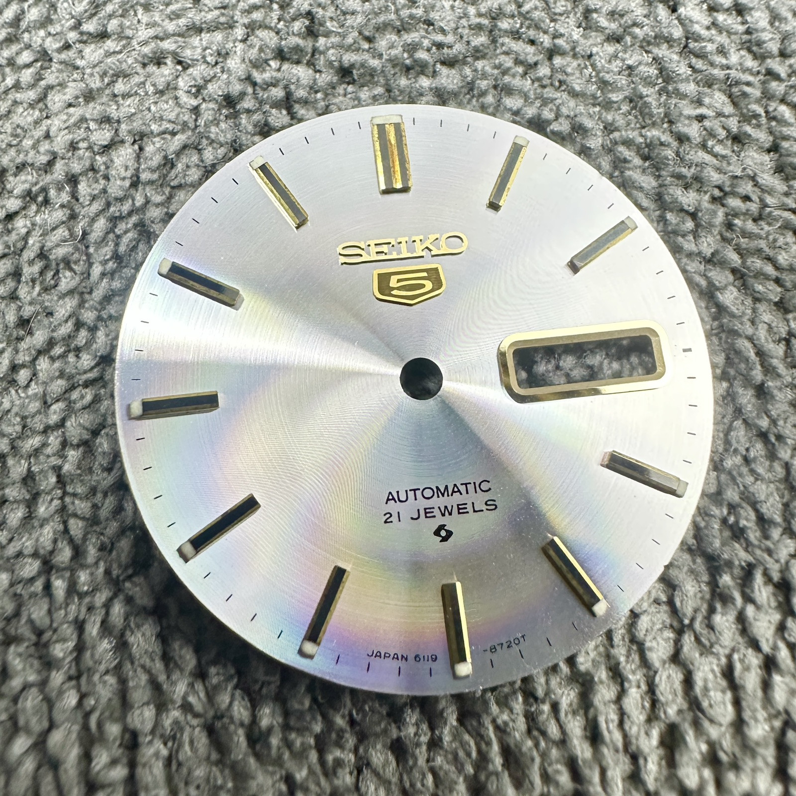 ORIGINAL NOS DIAL FOR VINTAGE SEIKO 6119-8550 6119-855A 6119-855B 6119-8590