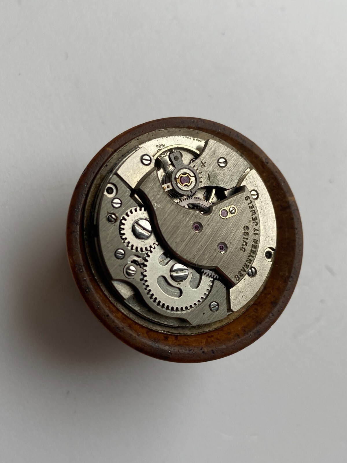 VINTAGE MEN WRIST WATCH FOR PARTS RIMLA SWISS CAL ST 1686