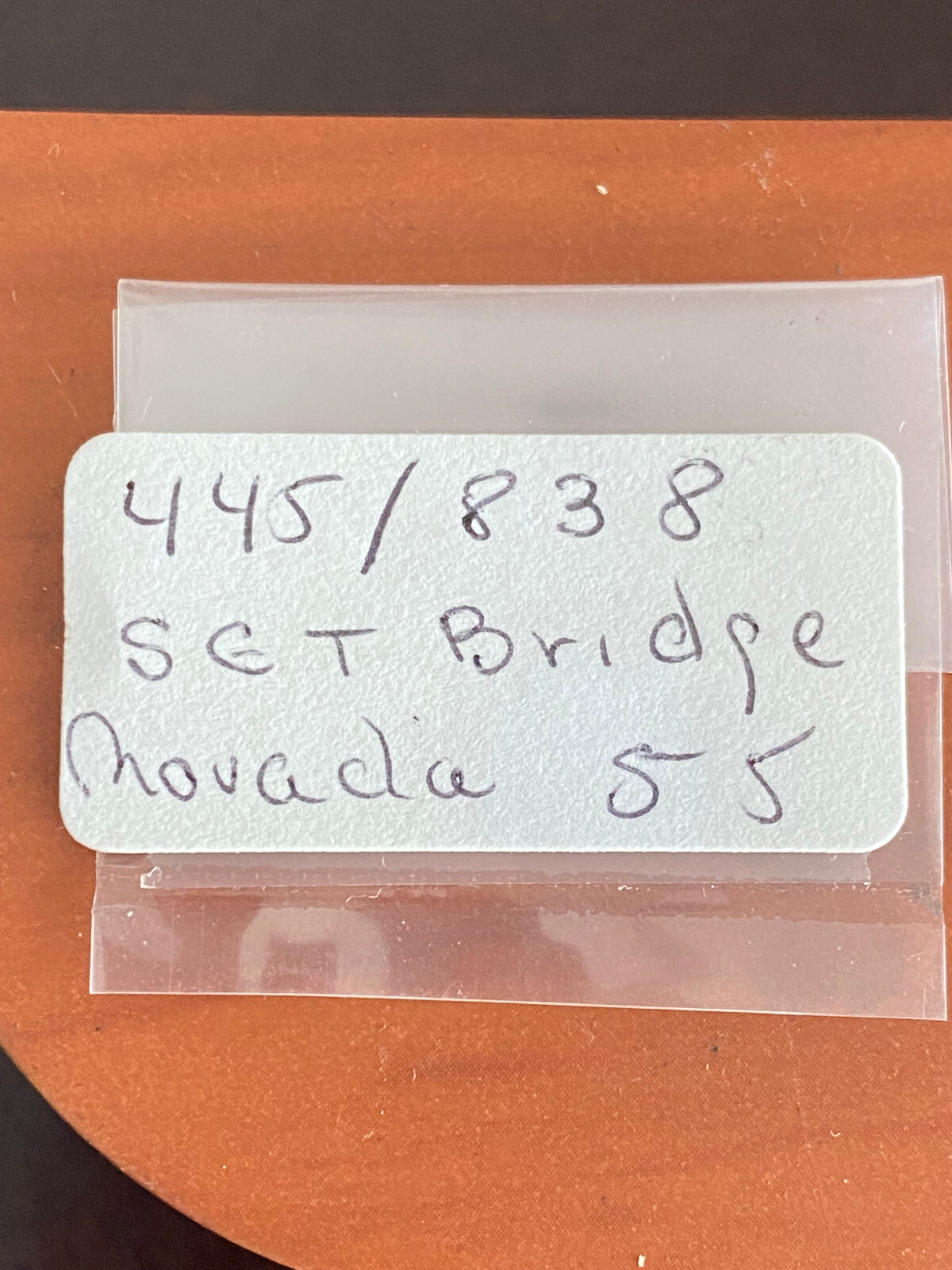MOVADO SET BRIDGE FOR CAL. 55, 445/838