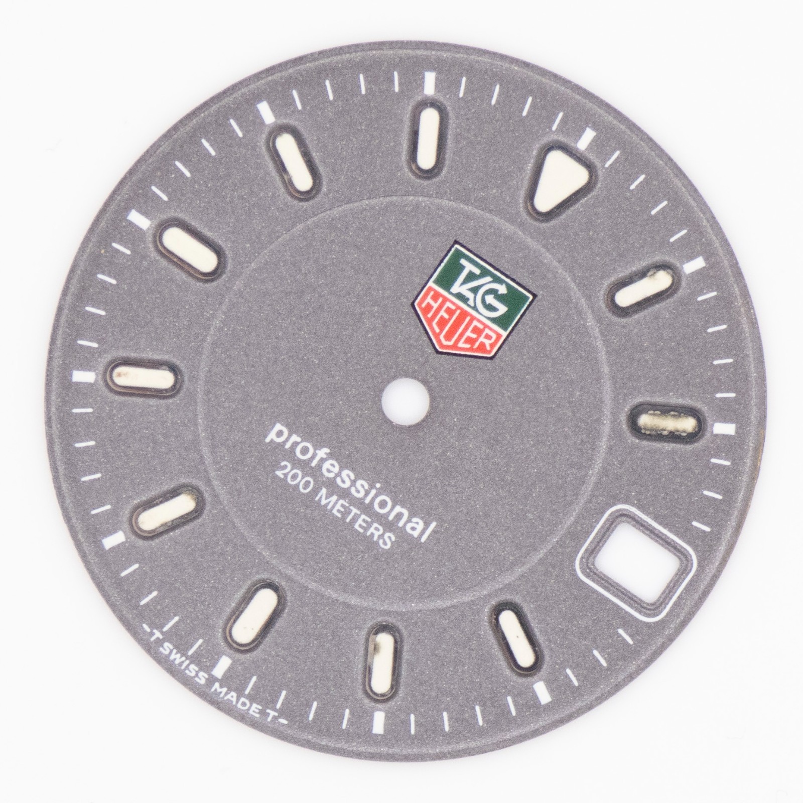 Genuine TAG Heuer Professional 200M 26.1 mm Gray Wristwatch Dial