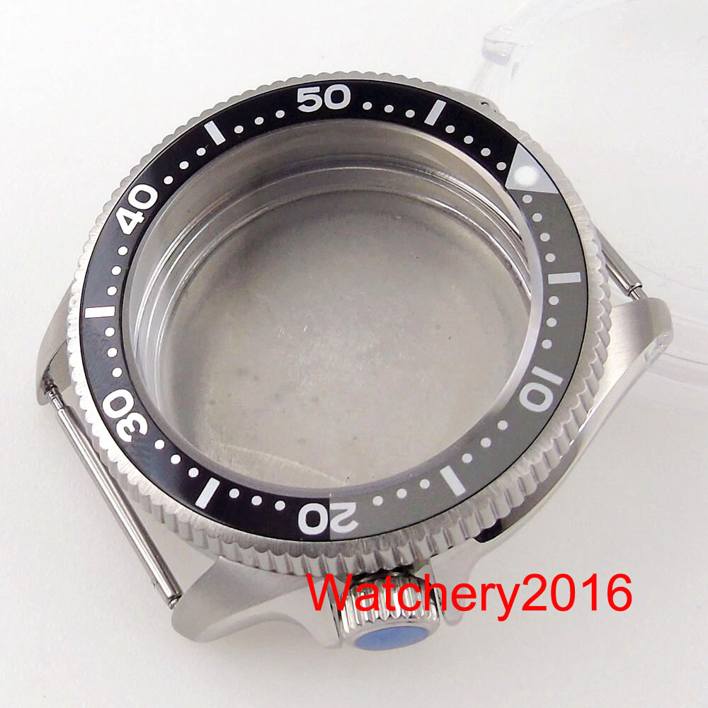 37mm Sapphire Glass Watch Case fit NH35 NH36 ETA 2824 movement SKX007 4R35 7S26