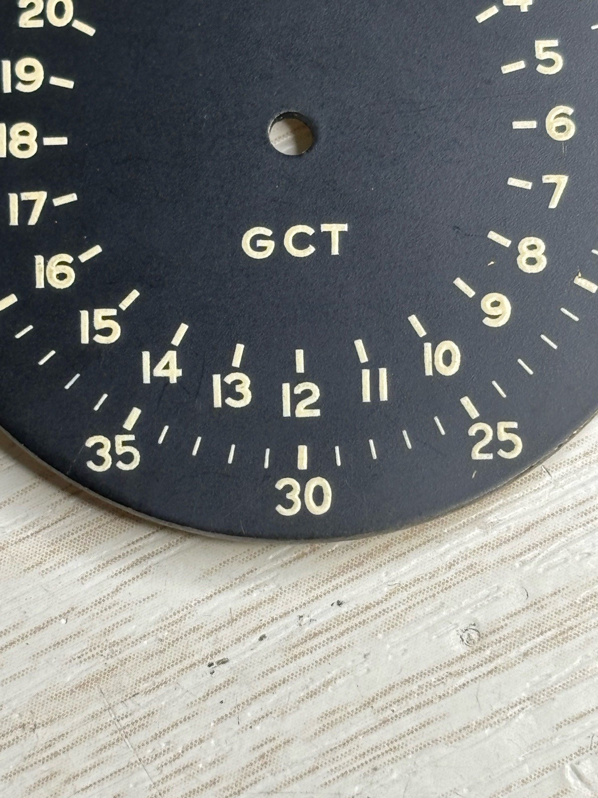 Elgin GCT 16 Size WWII Original Pocket Watch Dial – Pristine