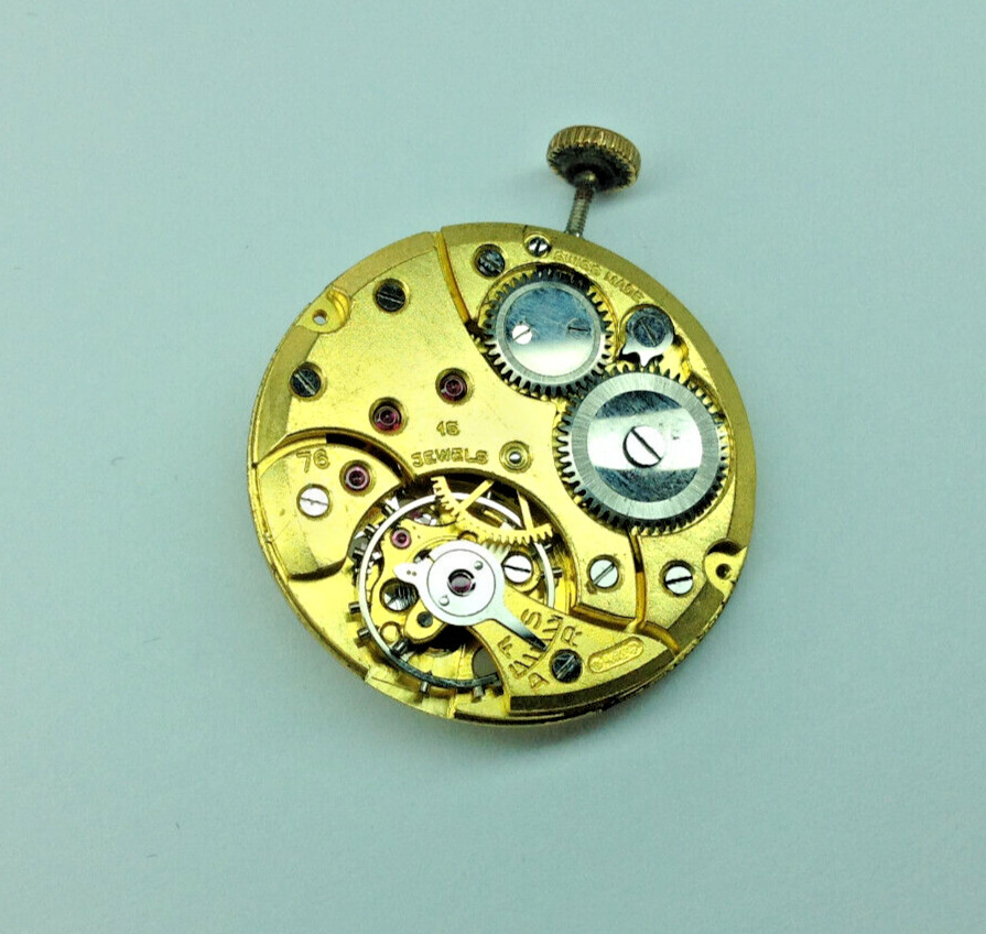 Vertex REVUE cal 76 Mechanical Watch Movement – Restoration / Repair