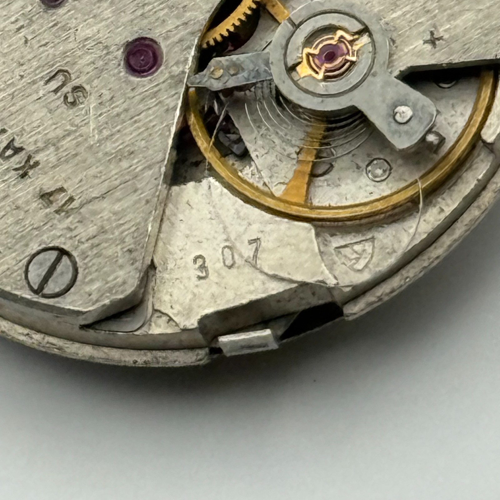Raketa 2628.H Watch Movement Soviet 17 Jewels Manual Wind Parts Repair 26.6mm