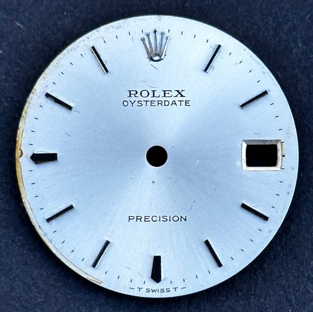 Vintage Rolex Oysterdate Precision Watch Dial For 6466