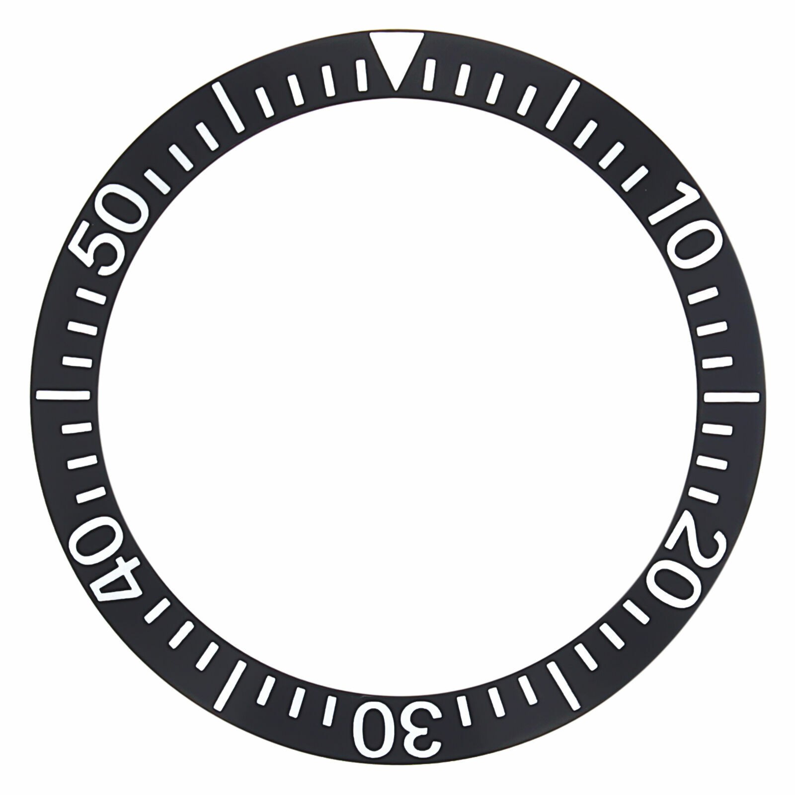 BEZEL INSERT FOR VINTAGE OMEGA 300 SEAMASTER 300 WATCH BLACK 1965 & 1968 165.024