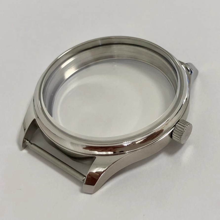44mm pilot 316L stainless steel case for ETA6497/6498 ST3600 ST3621 movement