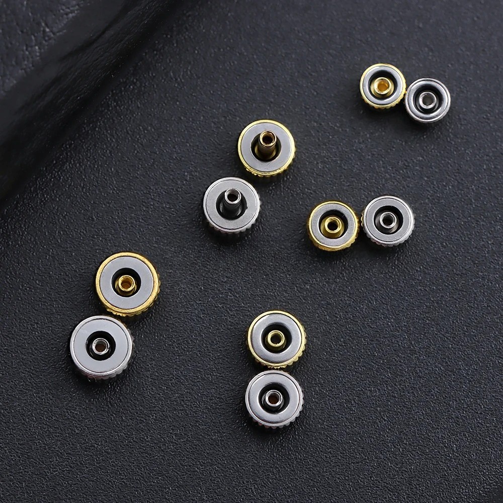 170Pcs/Box Watch Crown Parts Repair Tool Kits Replacement Case Watch Accessories
