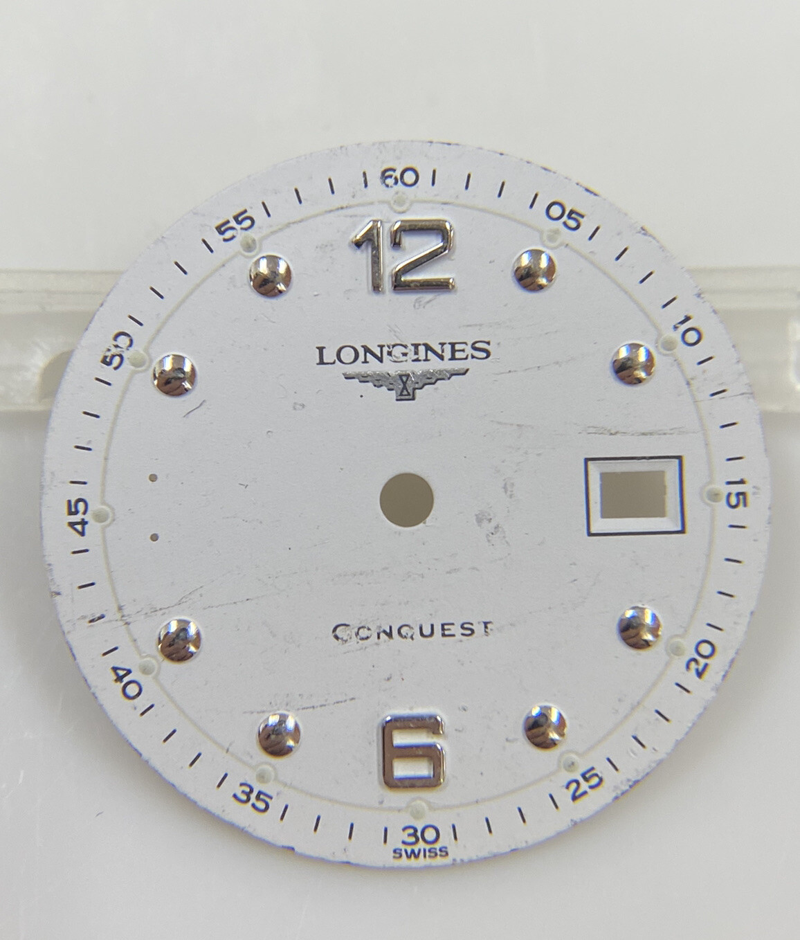 Genuine Longines Conquest 22.5mm White Ladies Watch Dial