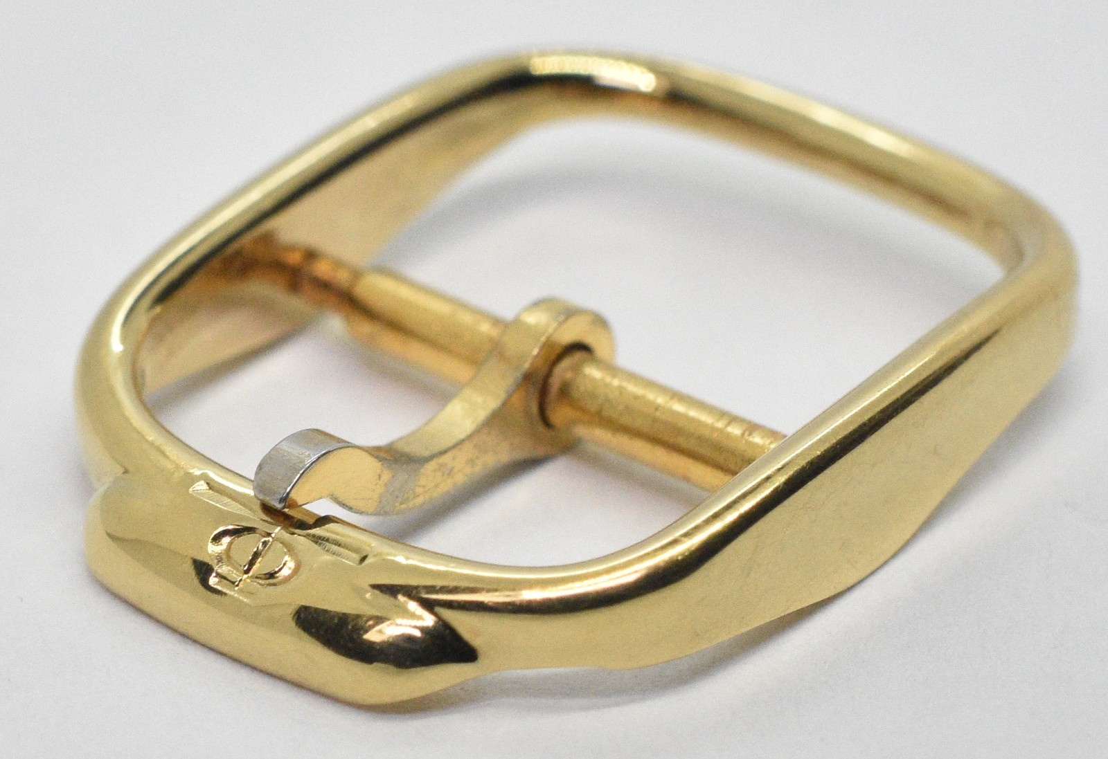 Baume & Mercier 14mm Gold Plated Pin Tang Buckle Watch Clasp