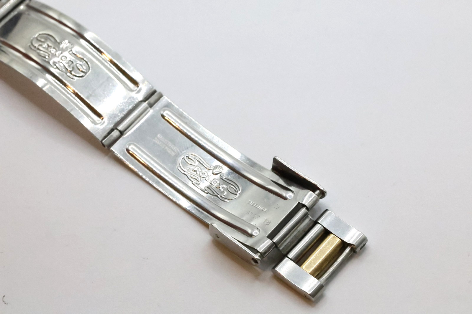 Rolex 93153 Clasp For Oyster Two-Tone Yellow Gold & Stainless Steel Band #503