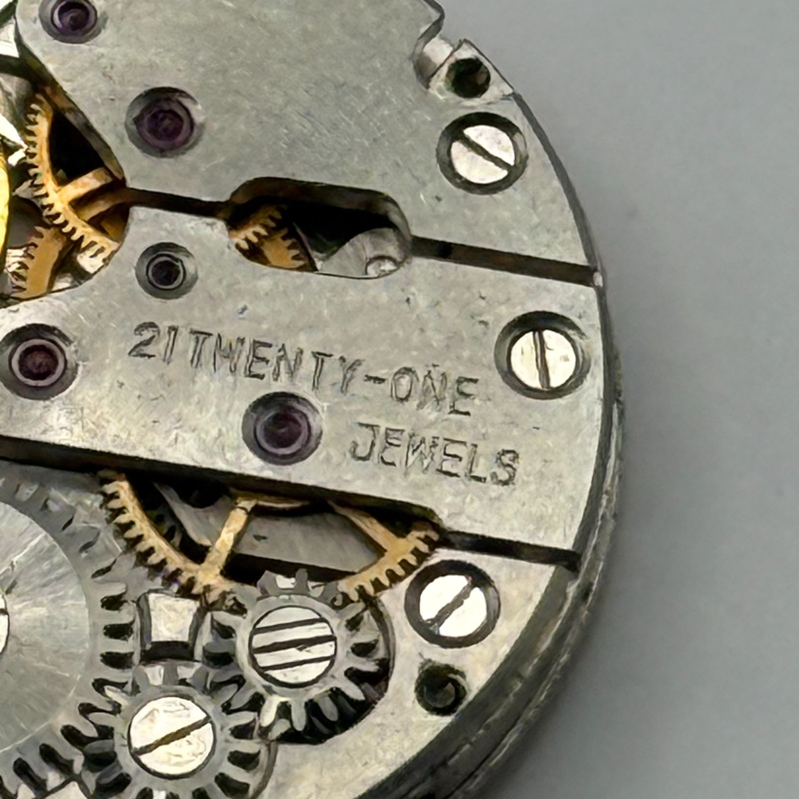 Sekonda Watch Movement 21 Jewels Shockproof Manual Wind Parts Repair 19.9mm