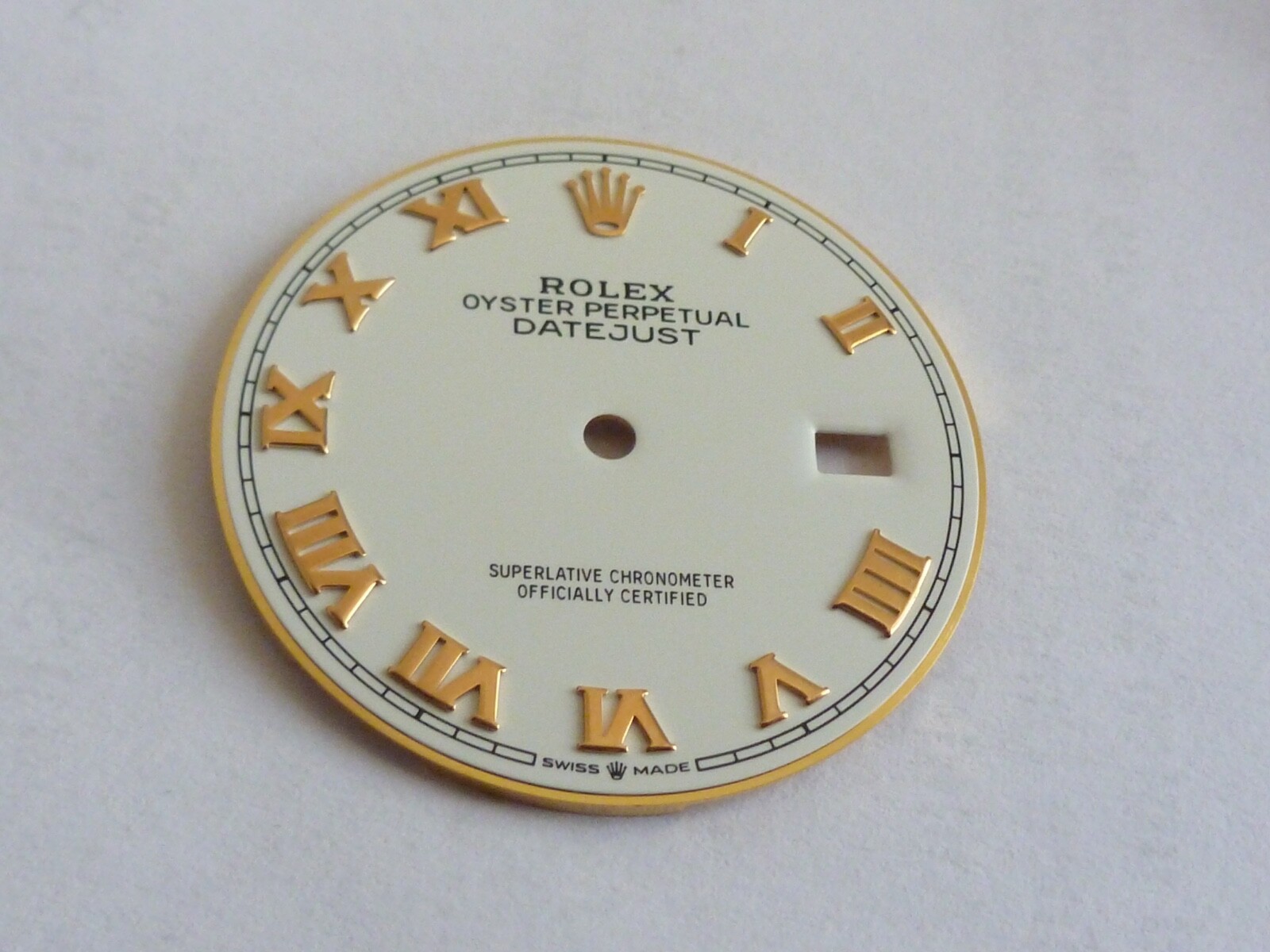 NEW Original Rolex Datejust 36MM Roman rose gold index Dial for reference 126231