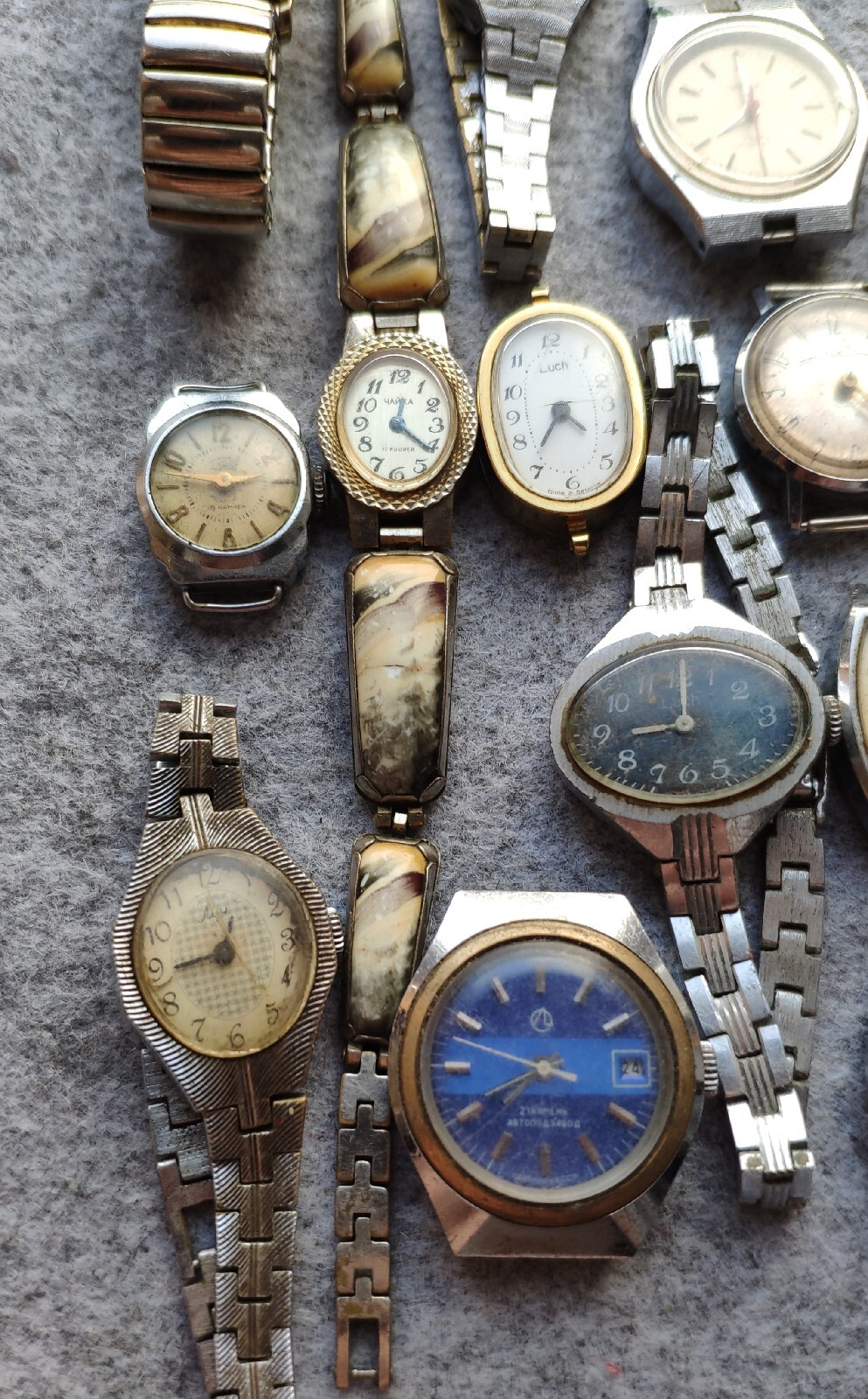 Spare Parts For Soviet Women Watches Vintage USSR Retro. 20 pcs