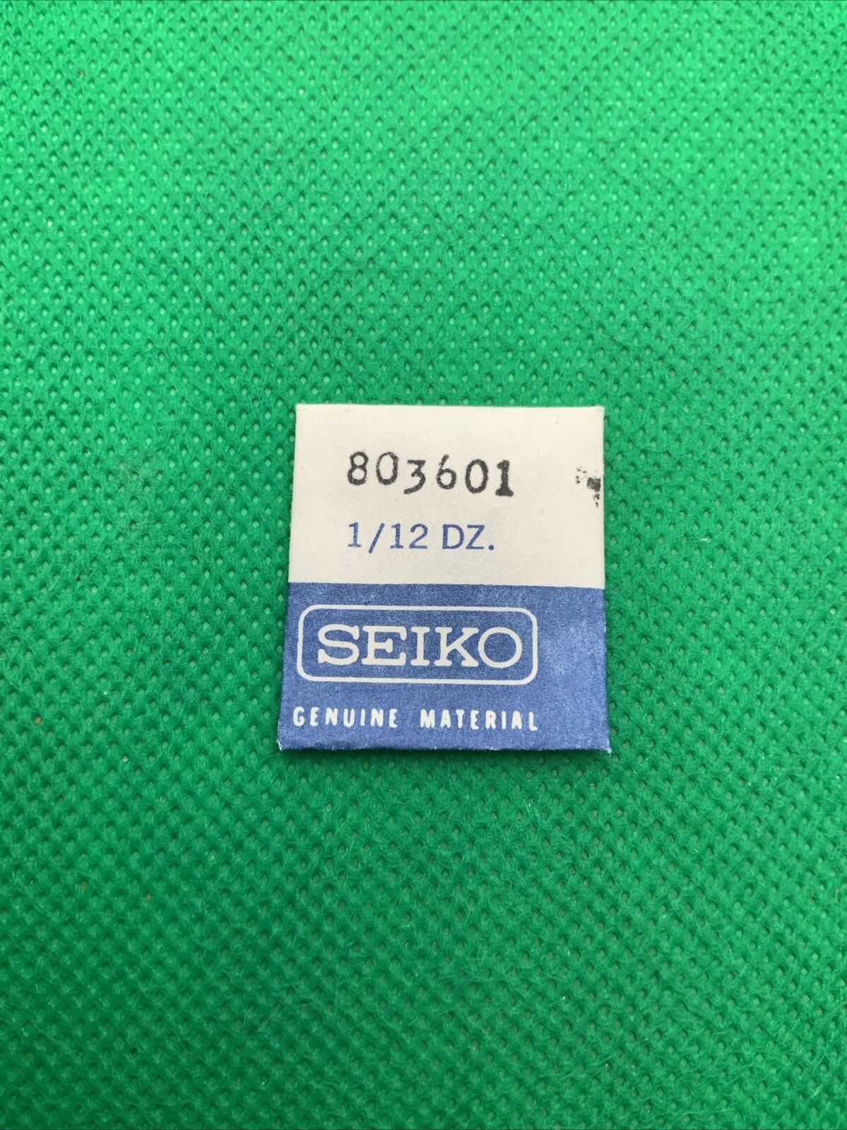 Genuine Seiko 803 601 Setting Wheel Lever Complete Watch Part 803601 SEALED