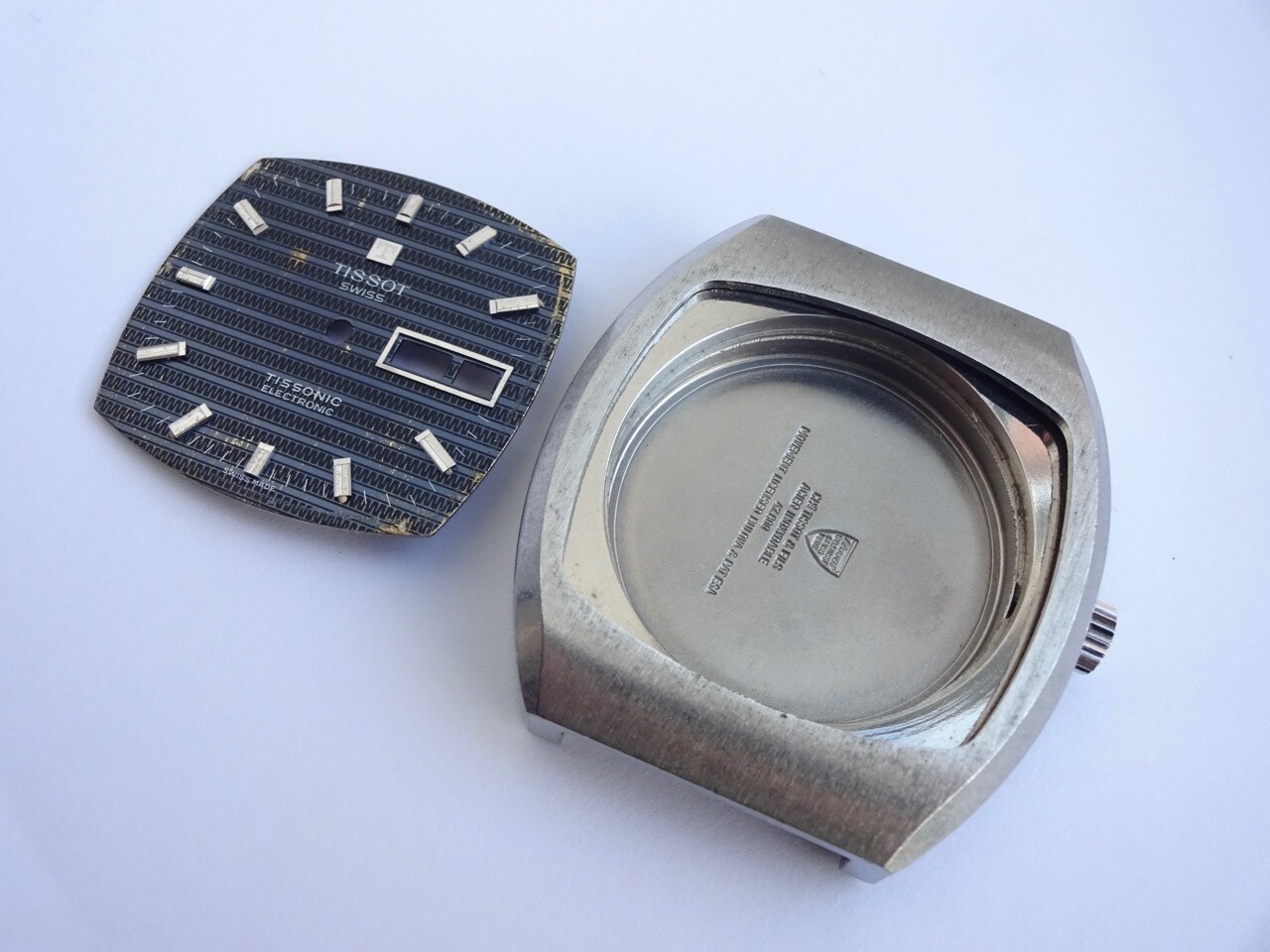 Tissot Steel Case Parts 47.800 for Tissonic 2020 ESA9164 F300 Tuning Fork (848A)