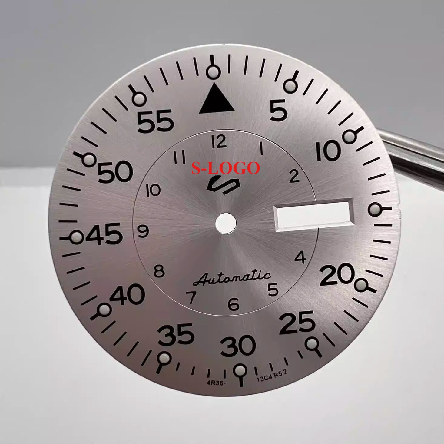 S LOGO Watch Accessories NH36 Dial 33.5mm Green Luminou for NH36 Movement