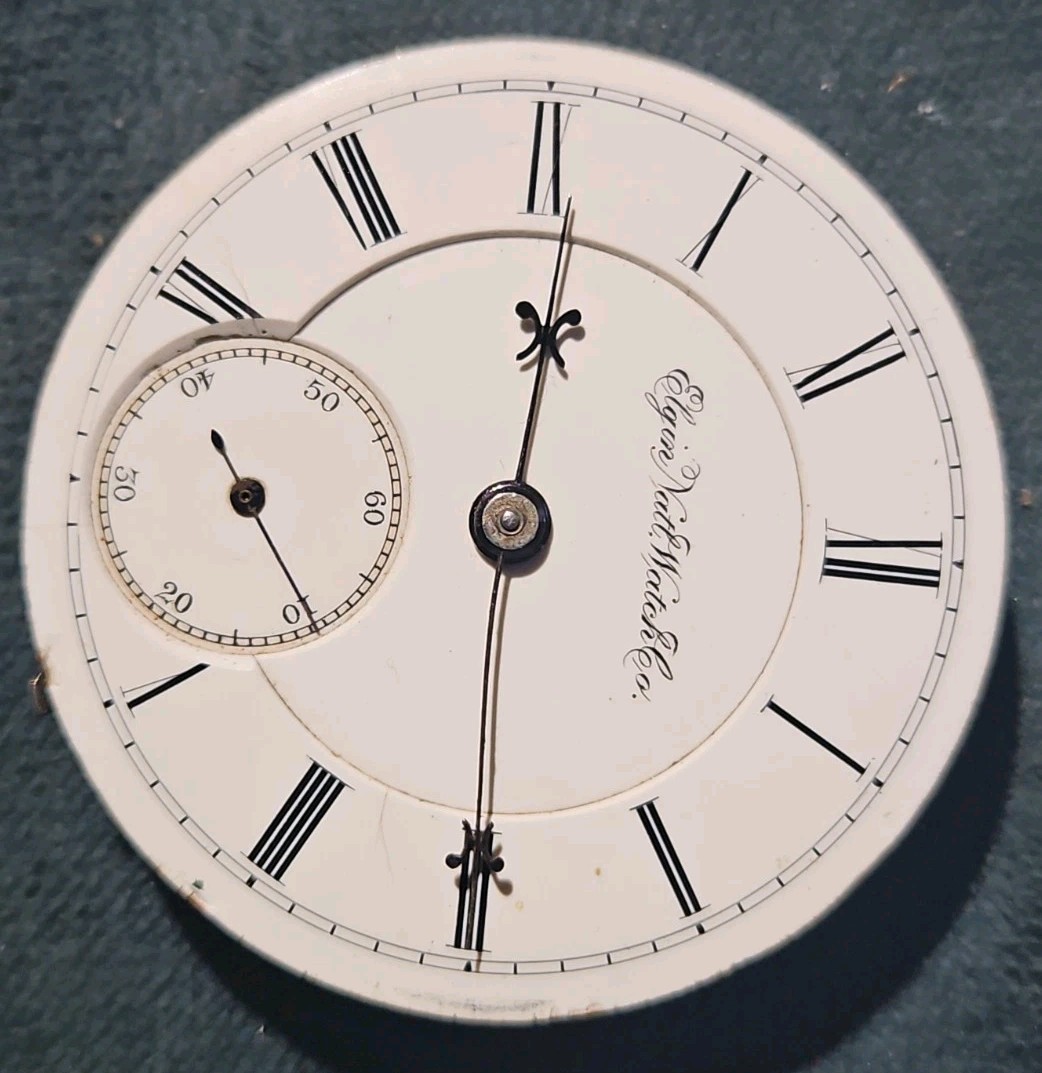 Elgin B W Raymond 18s 15j Hunter Lever Set Double Sunk Pocket Watch Movement