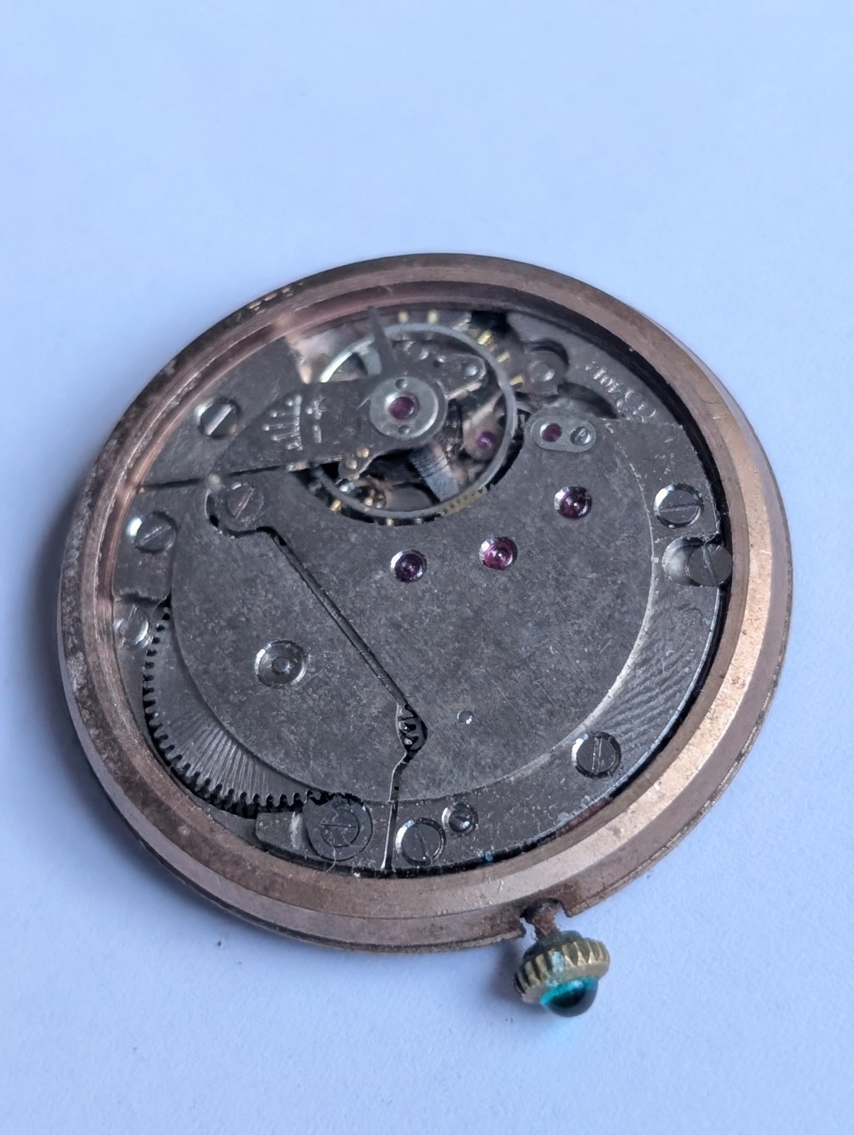 Vintage Felsa 4012 Mechanical Watch Movement (Runs)