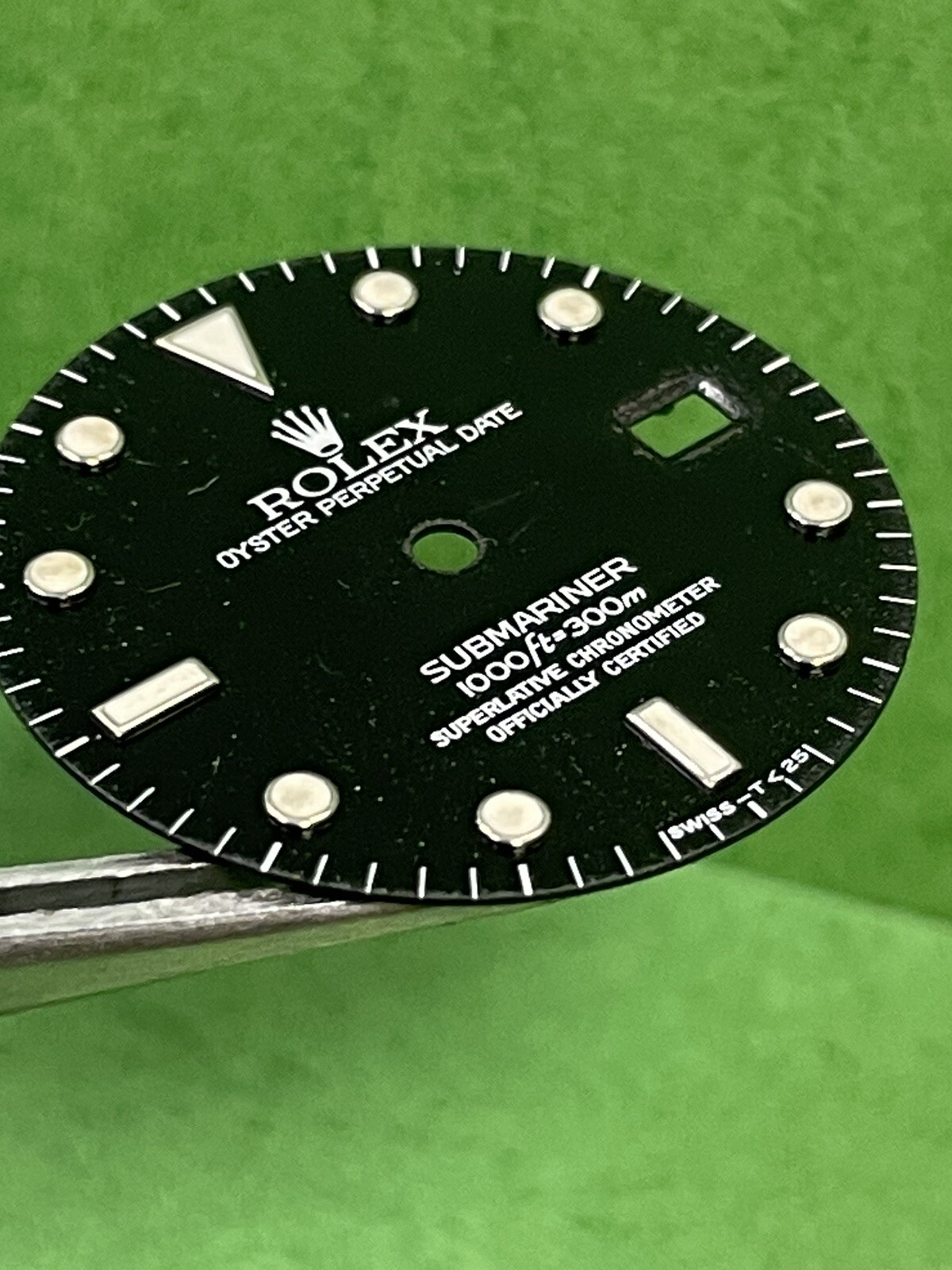 Vintage Used Rolex Submariner 16610 Watch DIAL Black Men For Parts Hk350