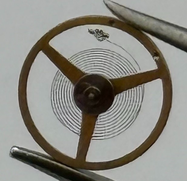 AS 1677 Balance Wheel Complete And Spring 6½’’’ Renata 1225 Watch Movement Parts