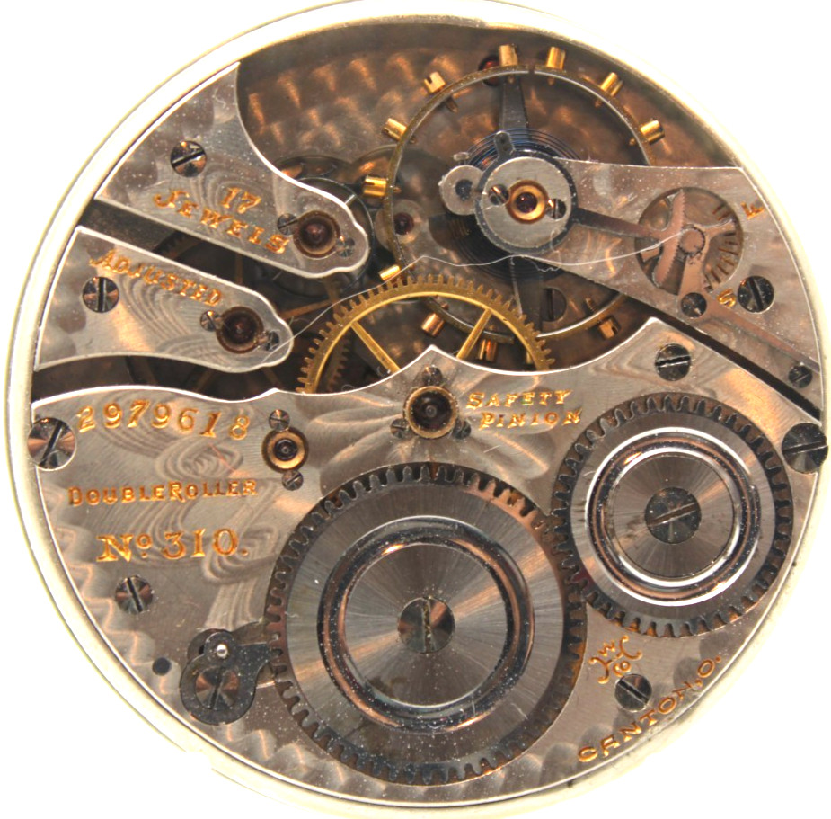 1912 HAMPDEN POCKET WATCH MOVEMENT 2979618 GRADE: 310 12s 17j (SJ)