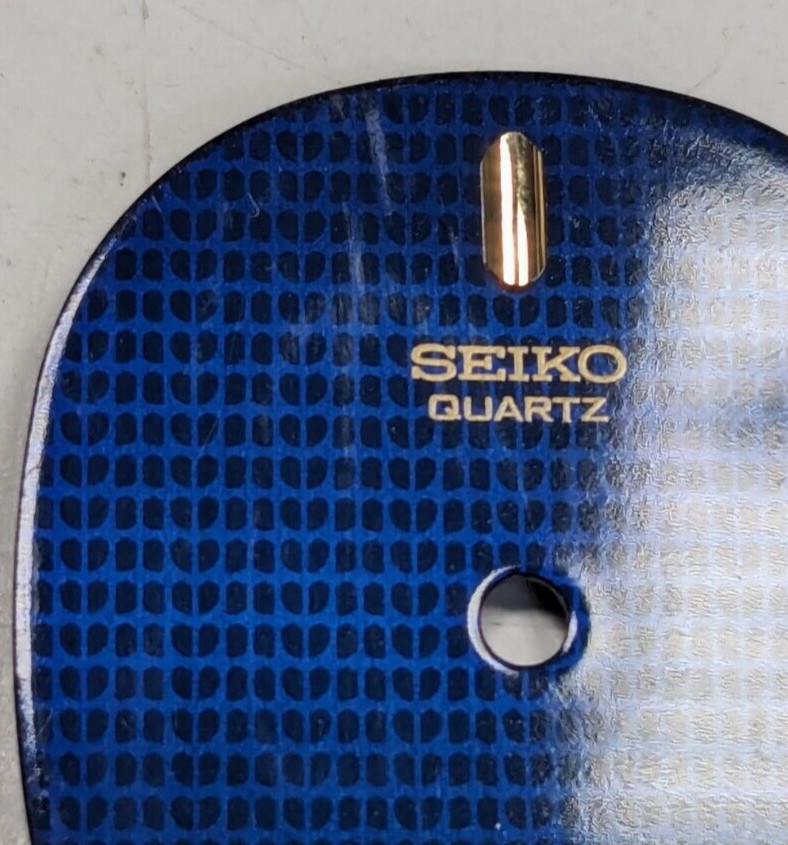 SEIKO 47-0139 T Watch Dial – Midnight Blue / Black – Marker @ 12 – 4700-5039