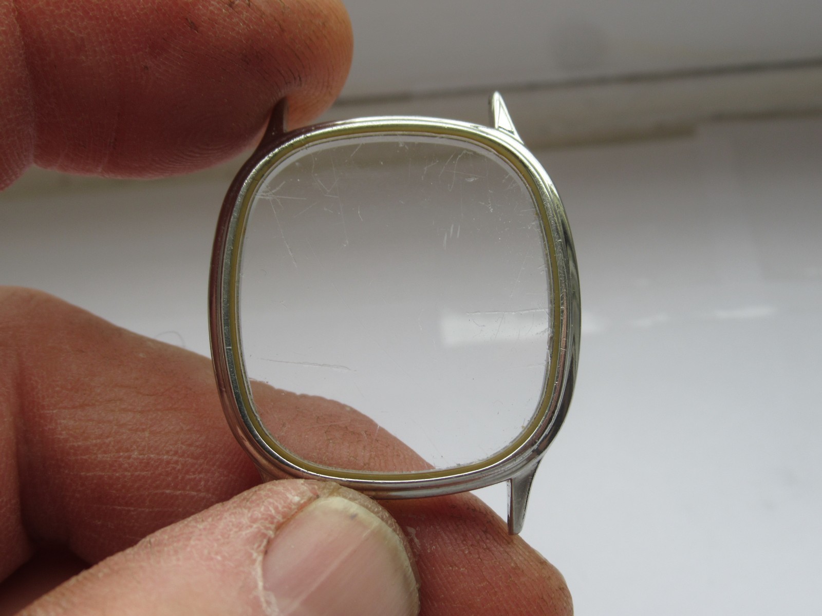 Omega De Ville Quartz 1336 Vintage Watch Case & Glass Only 1950017 39050811 Used