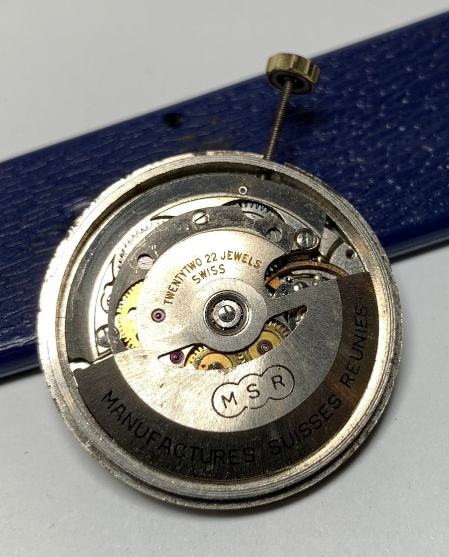 1960s Vulcain METEOR Exactomatic MSR 22 Jewels Automatic Date @6:00 Movt & Dial!