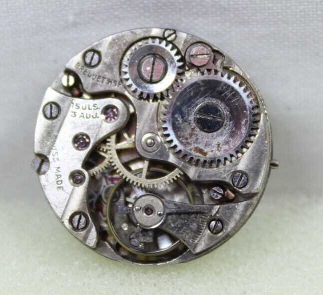 Breguet HSPG 15J Swiss Wristwatch Movement 21.4 mm. Repair/Parts