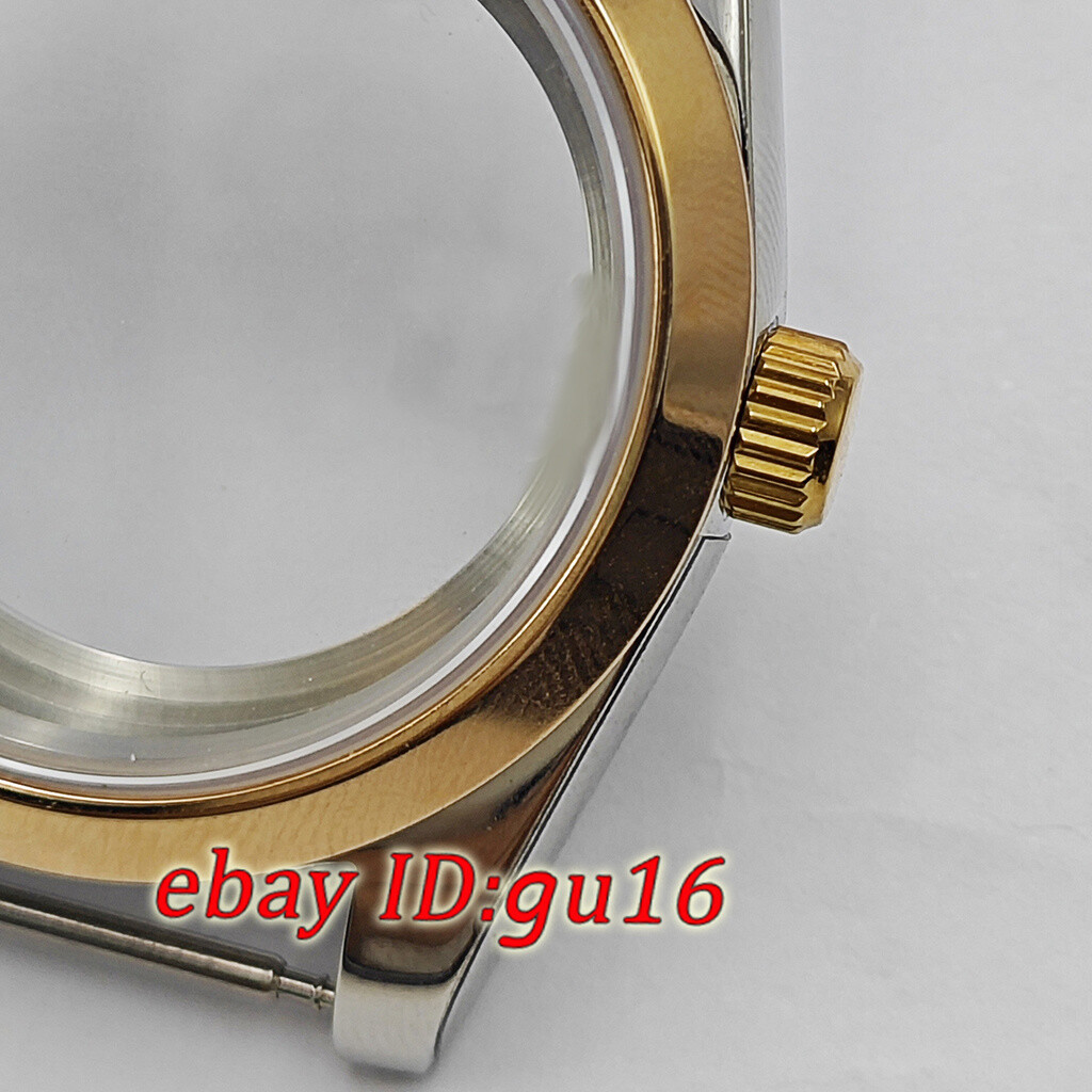 36mm 39mm watch case rose gold silver fit NH35 Miyota 8215 ETA 2824/2836 DG2813