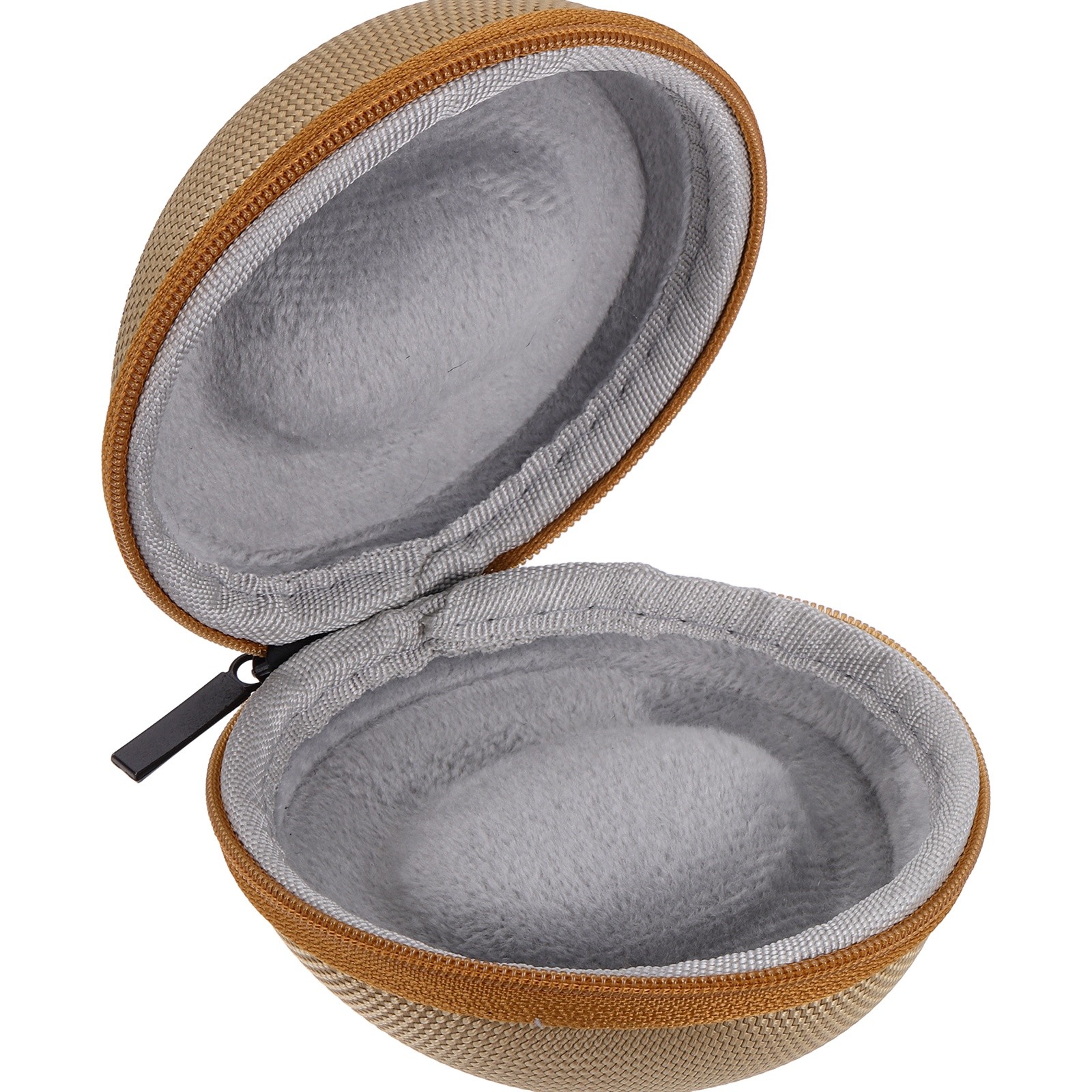 Watch Travel Case 1 Slot Oxford EVA Watch Storage Box Up to 50mm / 2 Inch, Gold