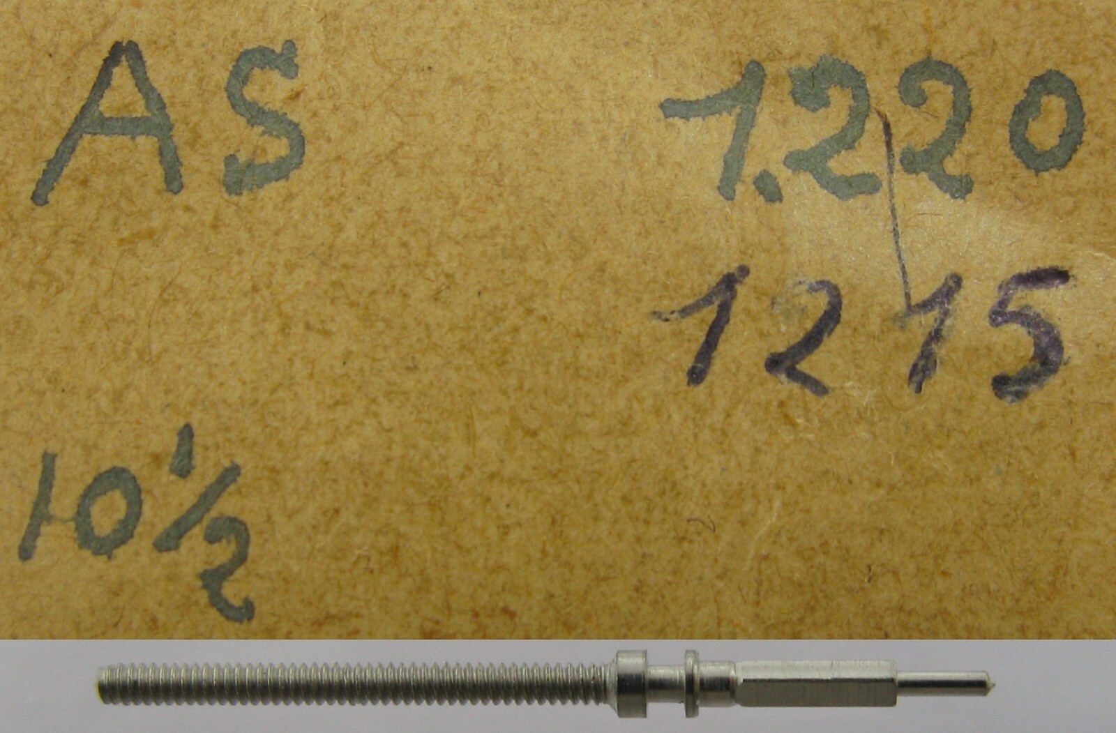 AS 1215 1220 … watch parts winding stem #401 Tap 10
