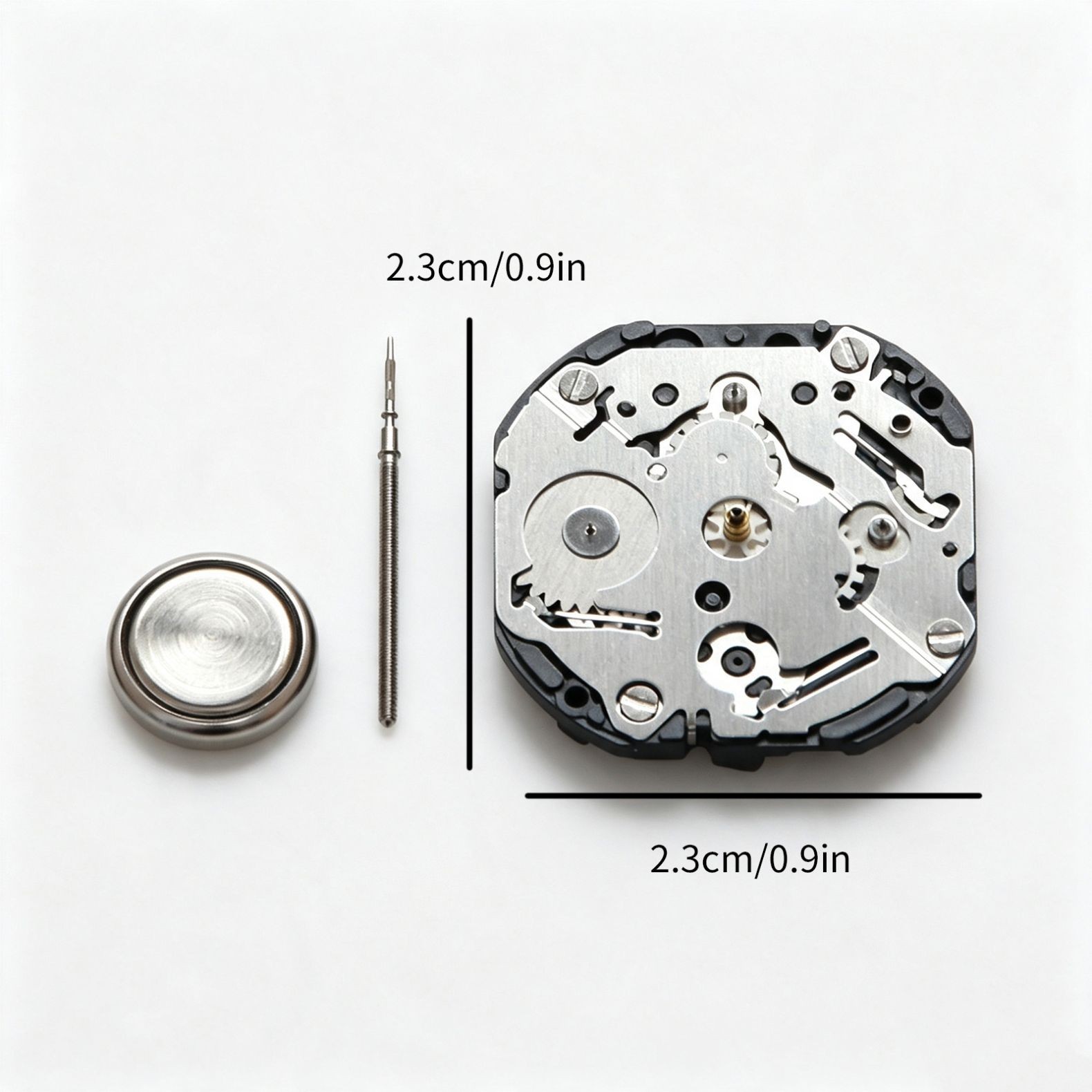 3 Eyes 3 Hands Durable Quartz Watch Movement Repair Parts For Japan VX3JE Watch