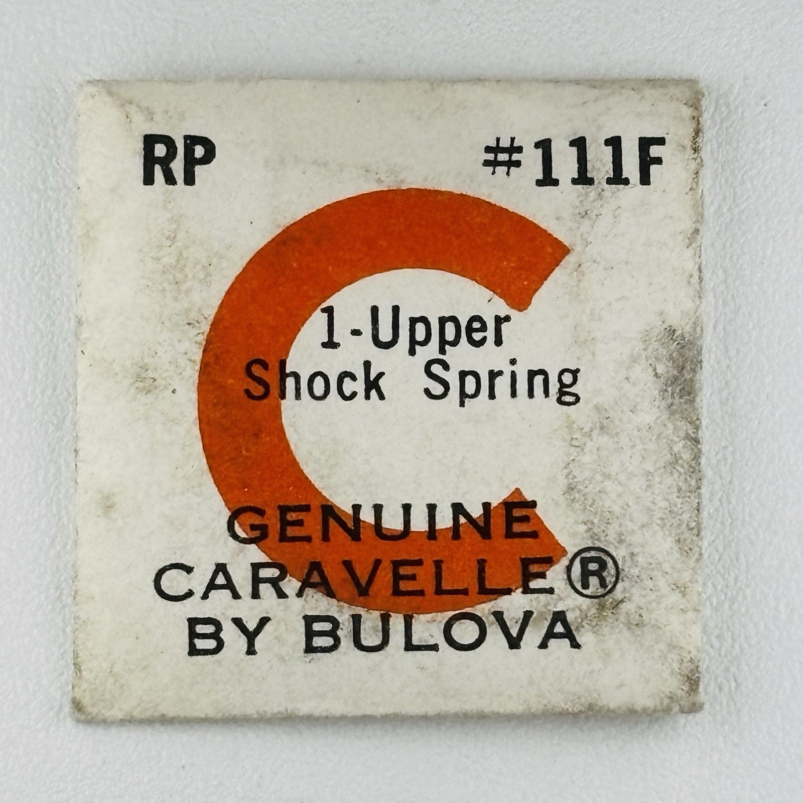 Caravelle Bulova RP #111F Upper Shock Spring NEW