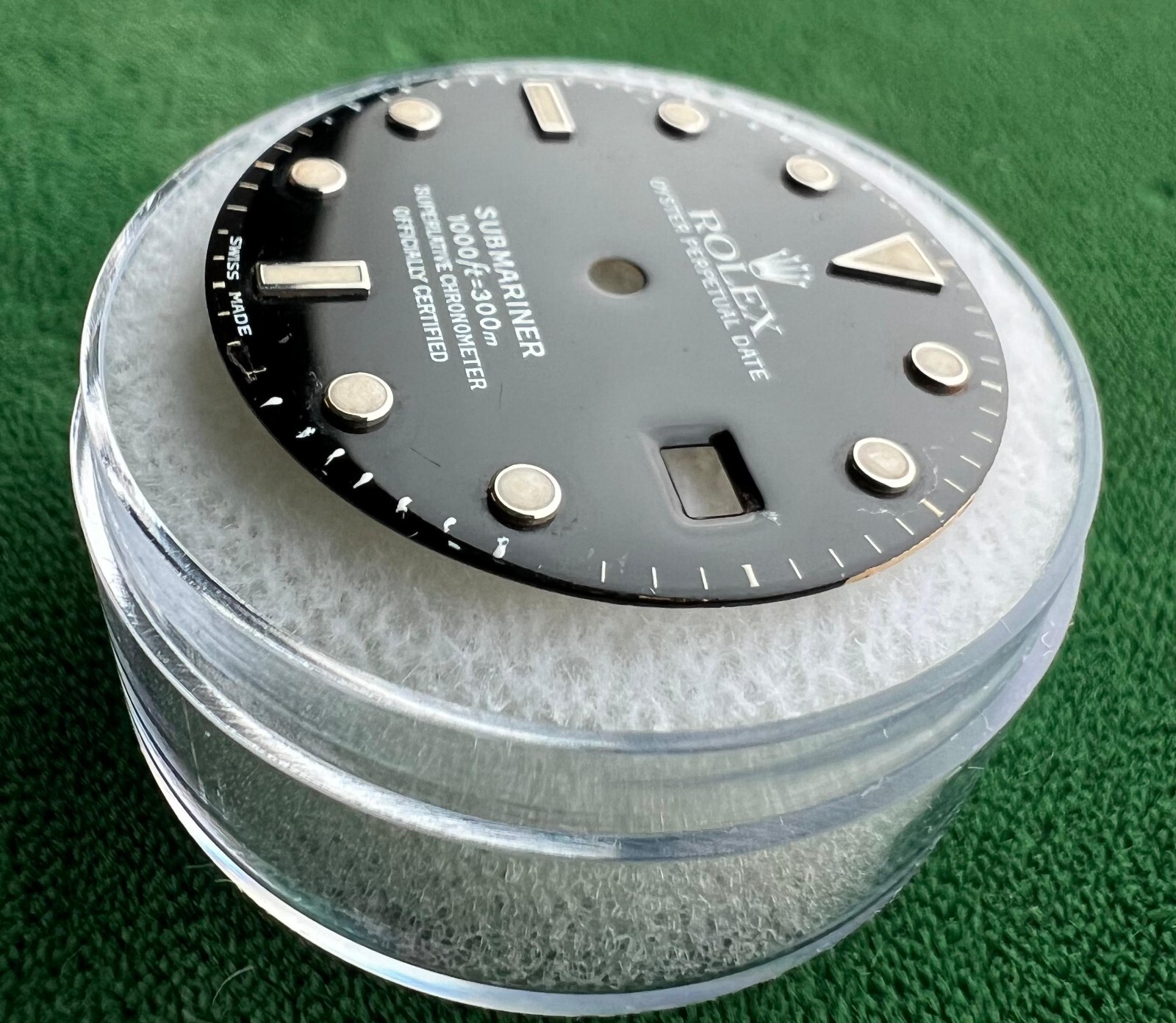 Authentic Rolex Submariner Date Glossy Black Dial Part Ref. 16800/16610 – OC#267