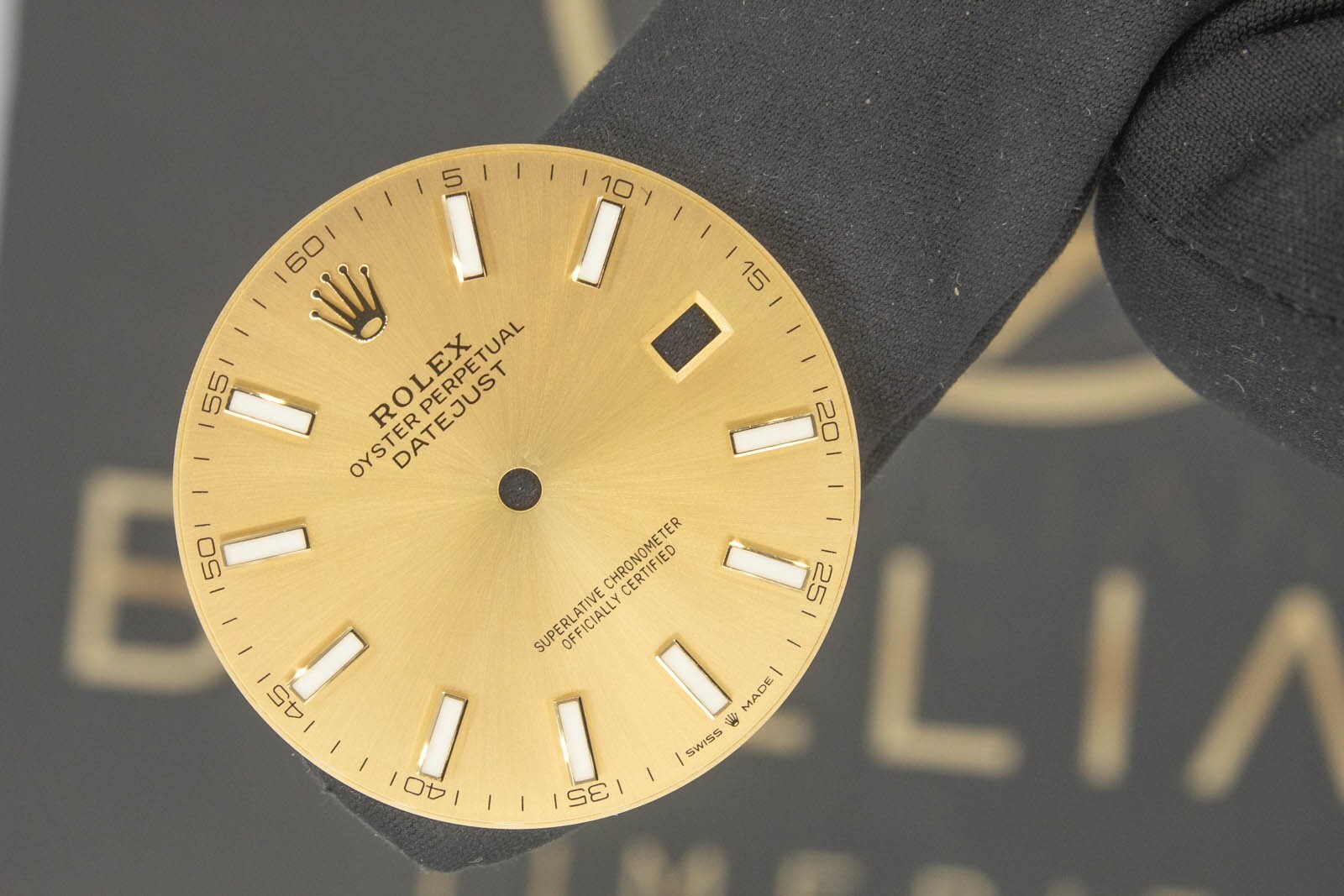 Rolex Datejust 41mm Champagne Stick Two Tone Dial Model 126333 RARE