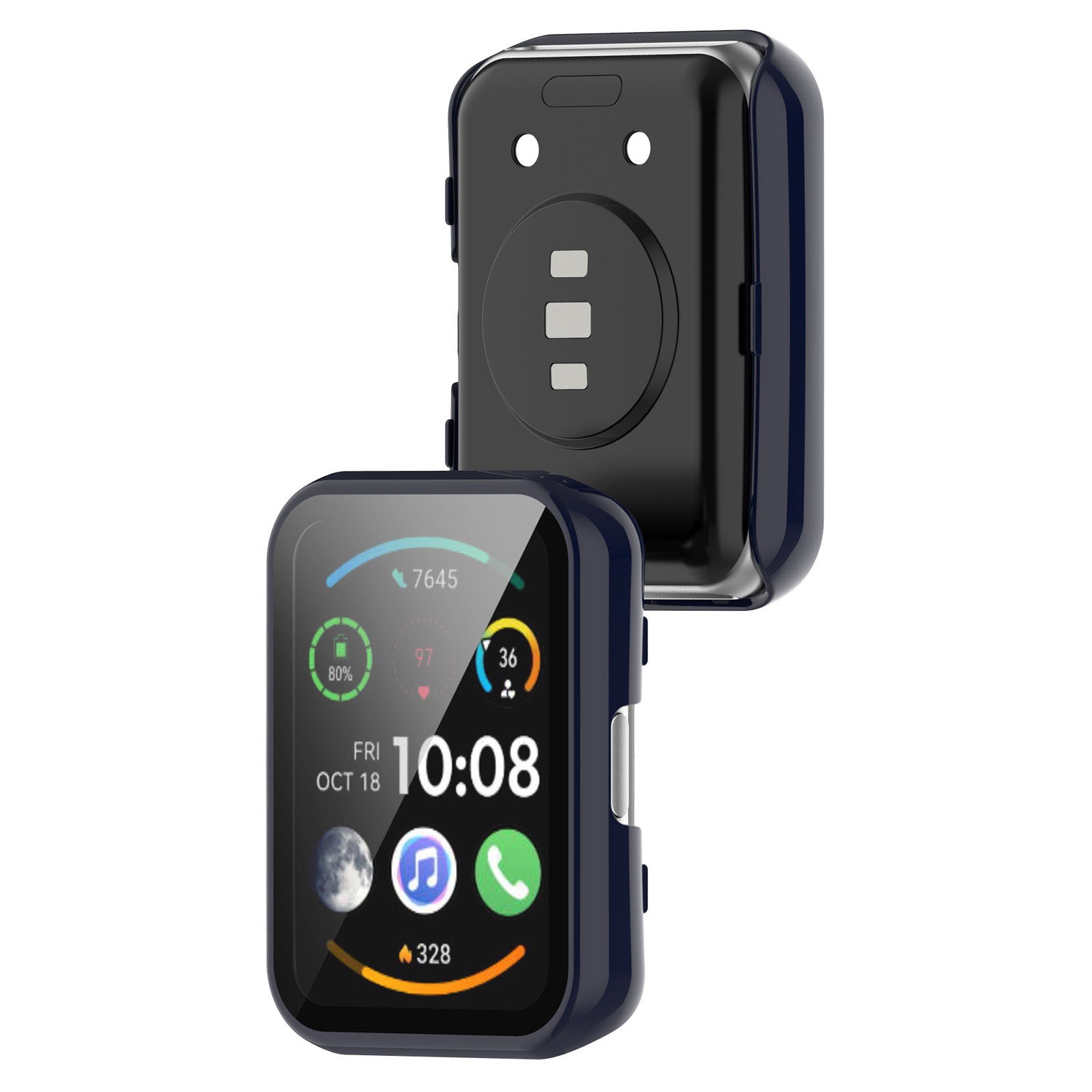 PC+Tempered Film Protective Case for Huawei Watch Fit Special Edition (B39)