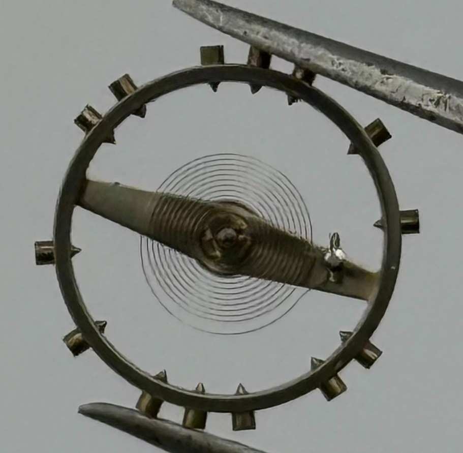 AS 984 Balance Wheel Complete And Spring 10½’’’ 30 M Watch Movement Parts NOS