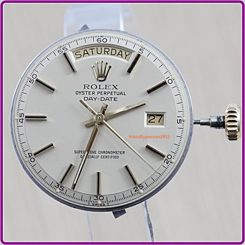 PERFECT! Rolex Cal 1556 Men’s 36mm DAY-DATE NON QUICK SET AUTOMATIC Movement.