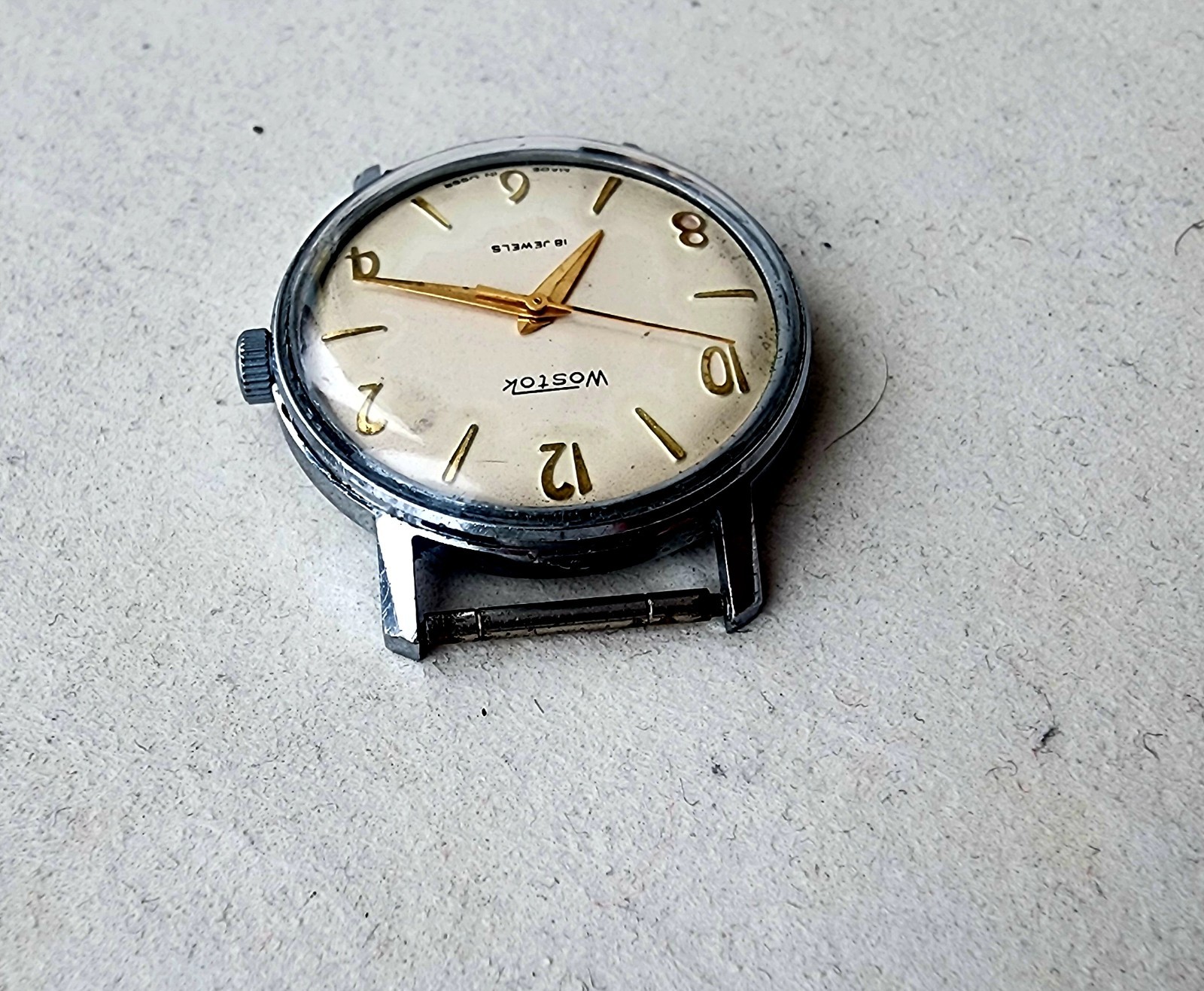 Vintage watch VOSTOK. Vostok export edition. 60s. MADE IN USSR. Soviet.