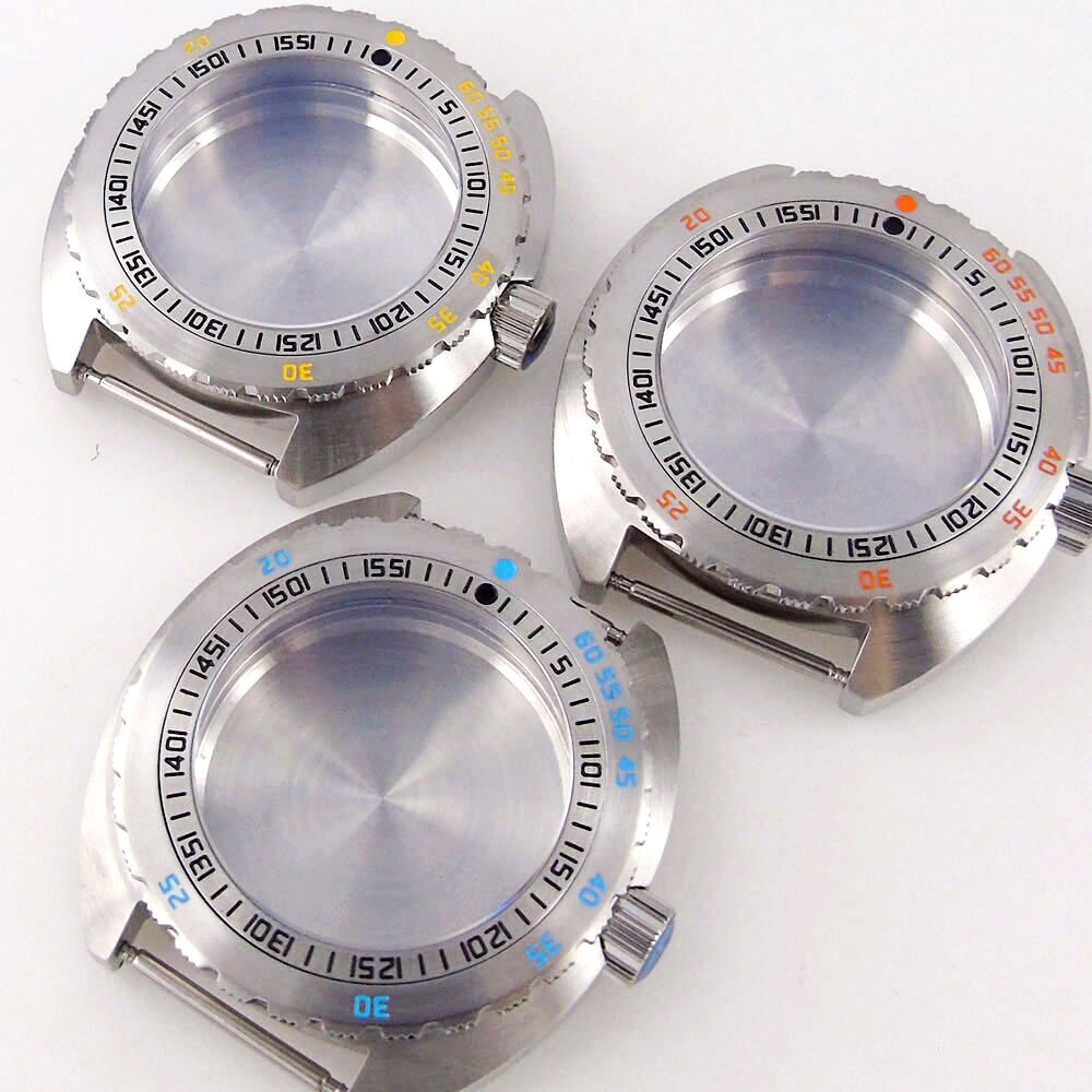 20ATM Steel 42mm Diving Watch Case Sapphire Glass Fit NH35A NH34 NH36 120 Clicks