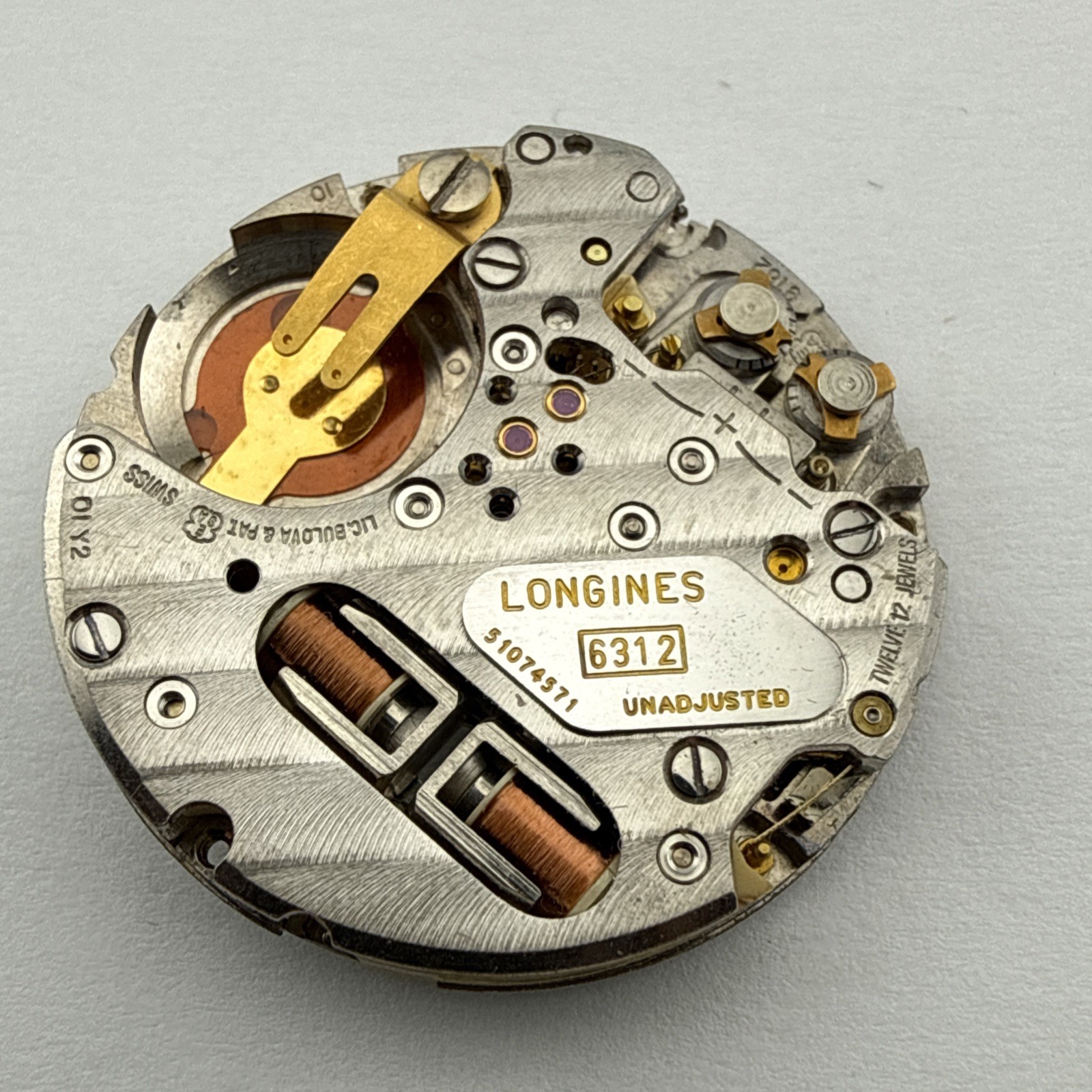 Longines Ultronic Cal 6312 ESA 9162 Tuning fork watch movement – NOS